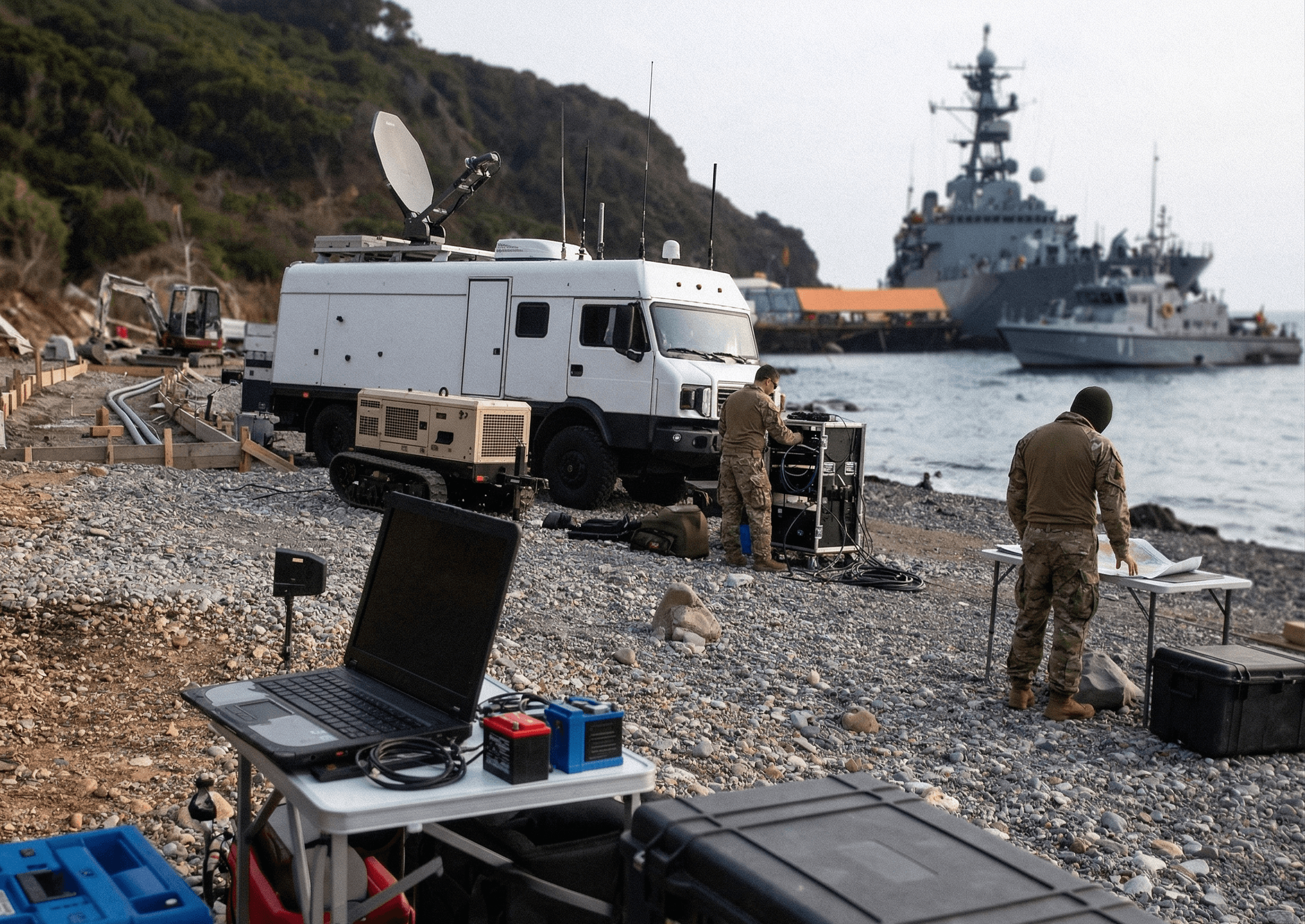 pop up shore networking