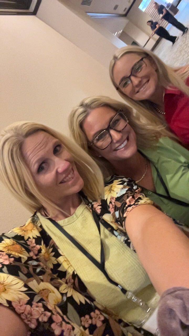 Anne Marie Hays and Lacey Nail with Seso's Melissa Garcia at FFVA