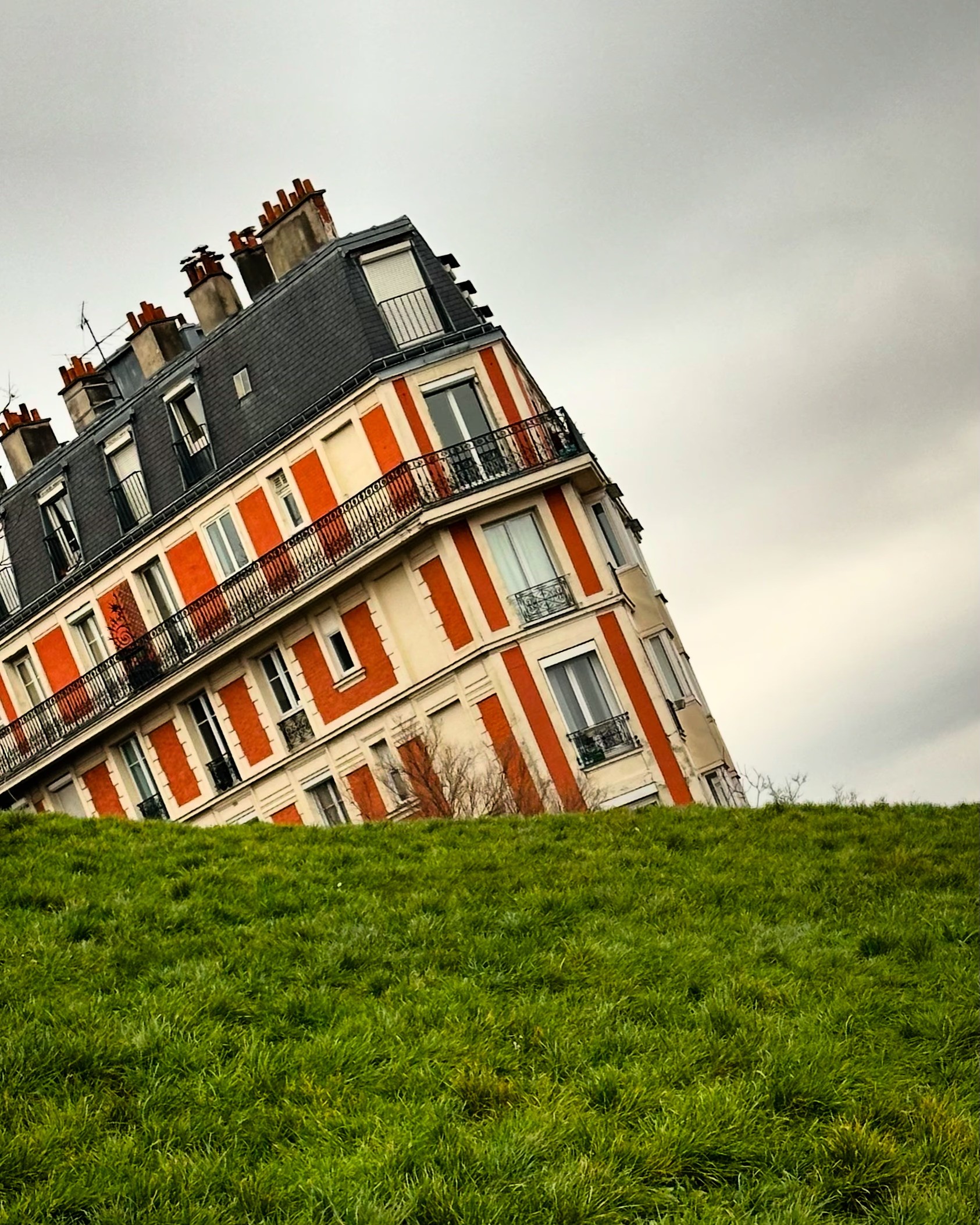 Vintage Car Under Palm Trees