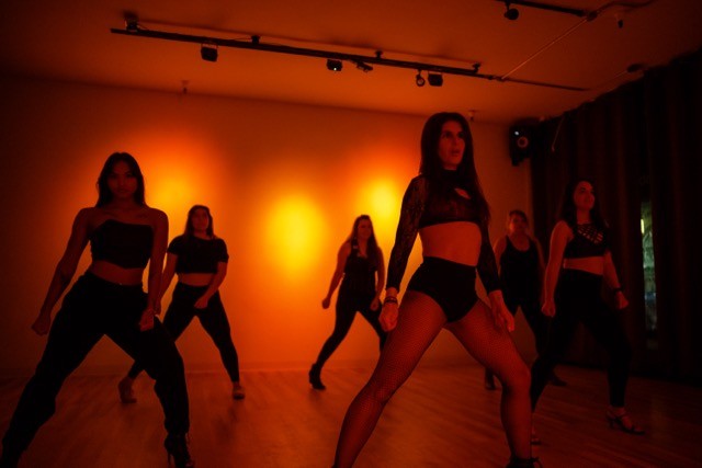 Group of dancers in heels