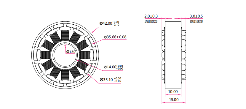 fm3010w costr frameless torque motors Back-EMF Constant Curve Line-Line Inductance Peak Torque