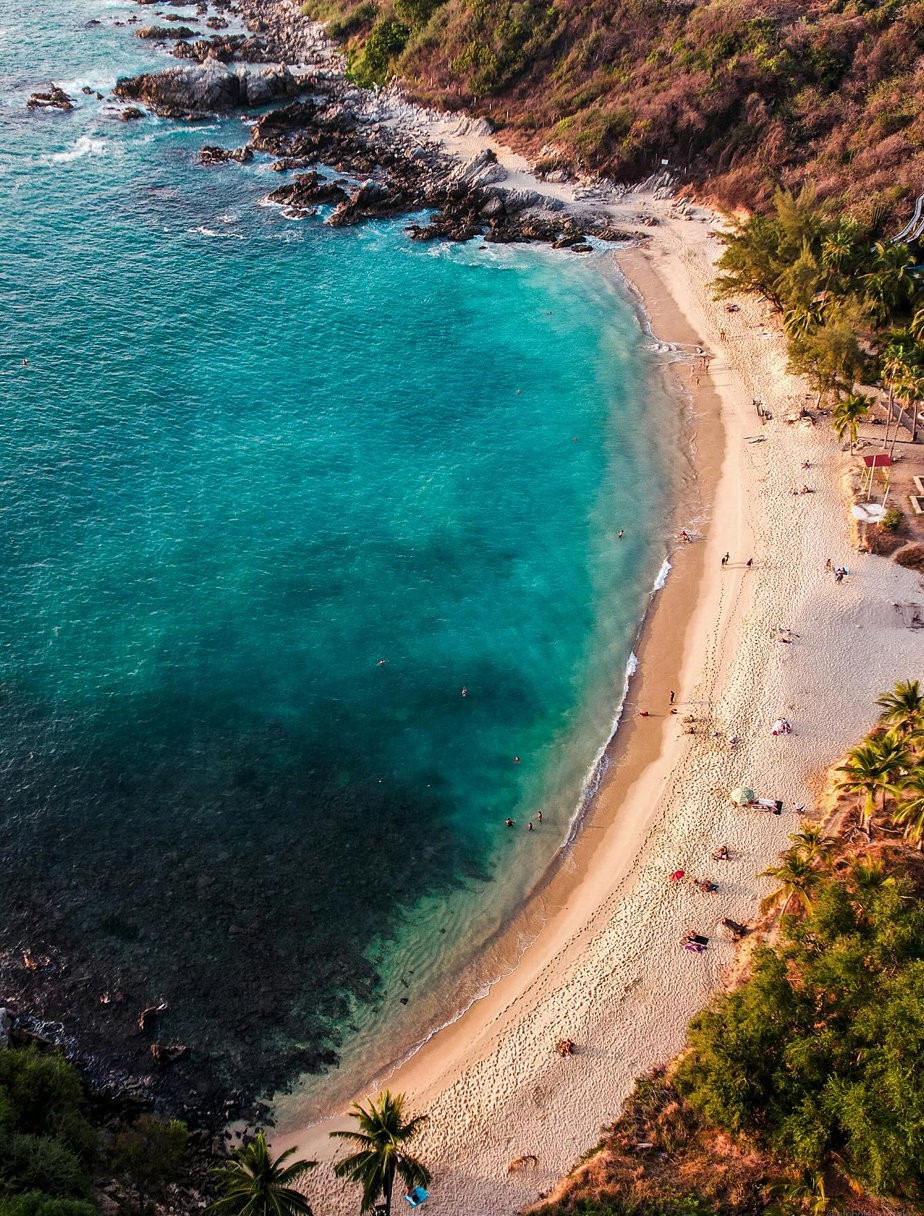 Fotografía artística en la playa al atardecer