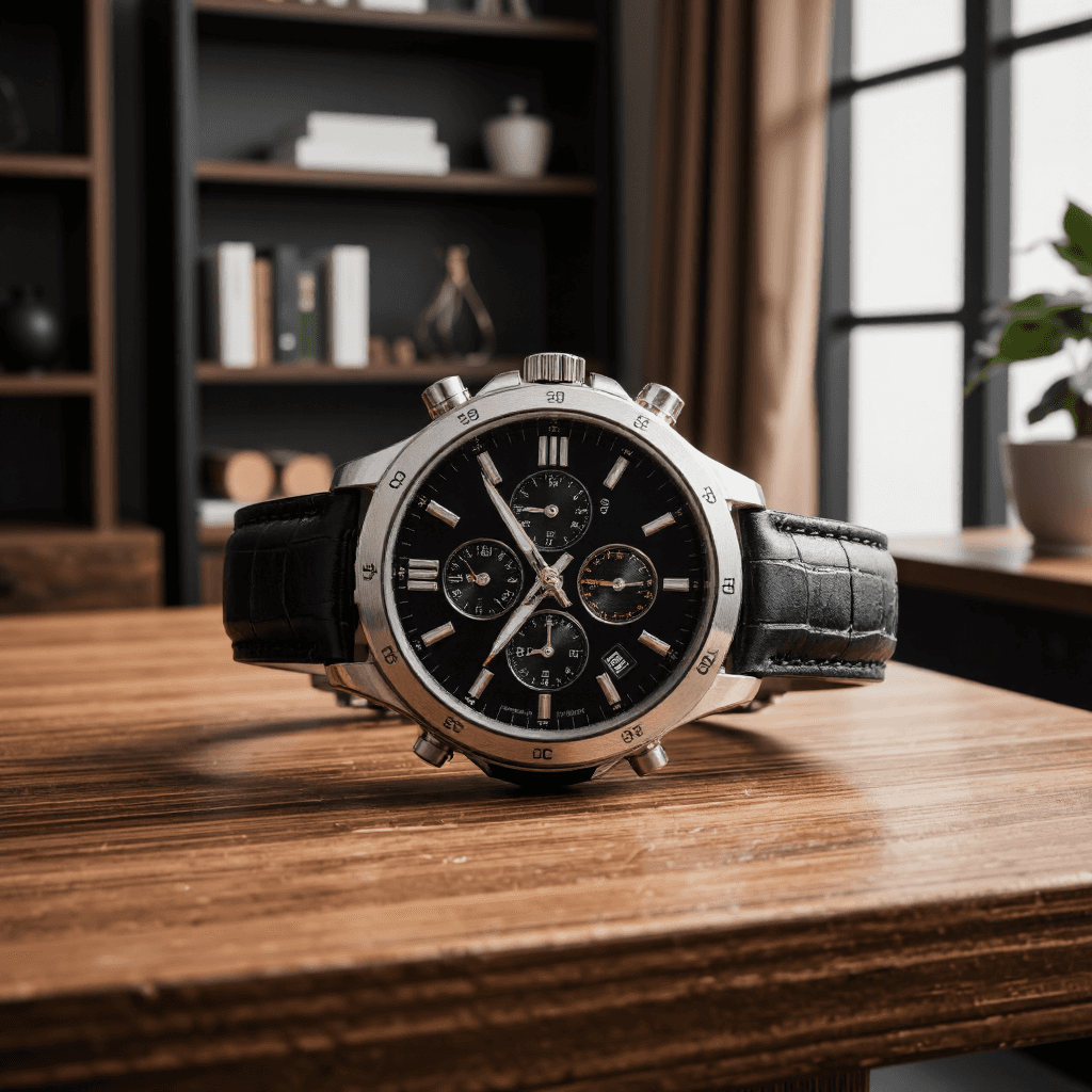 product photography of chronOGRAPHICWATCH