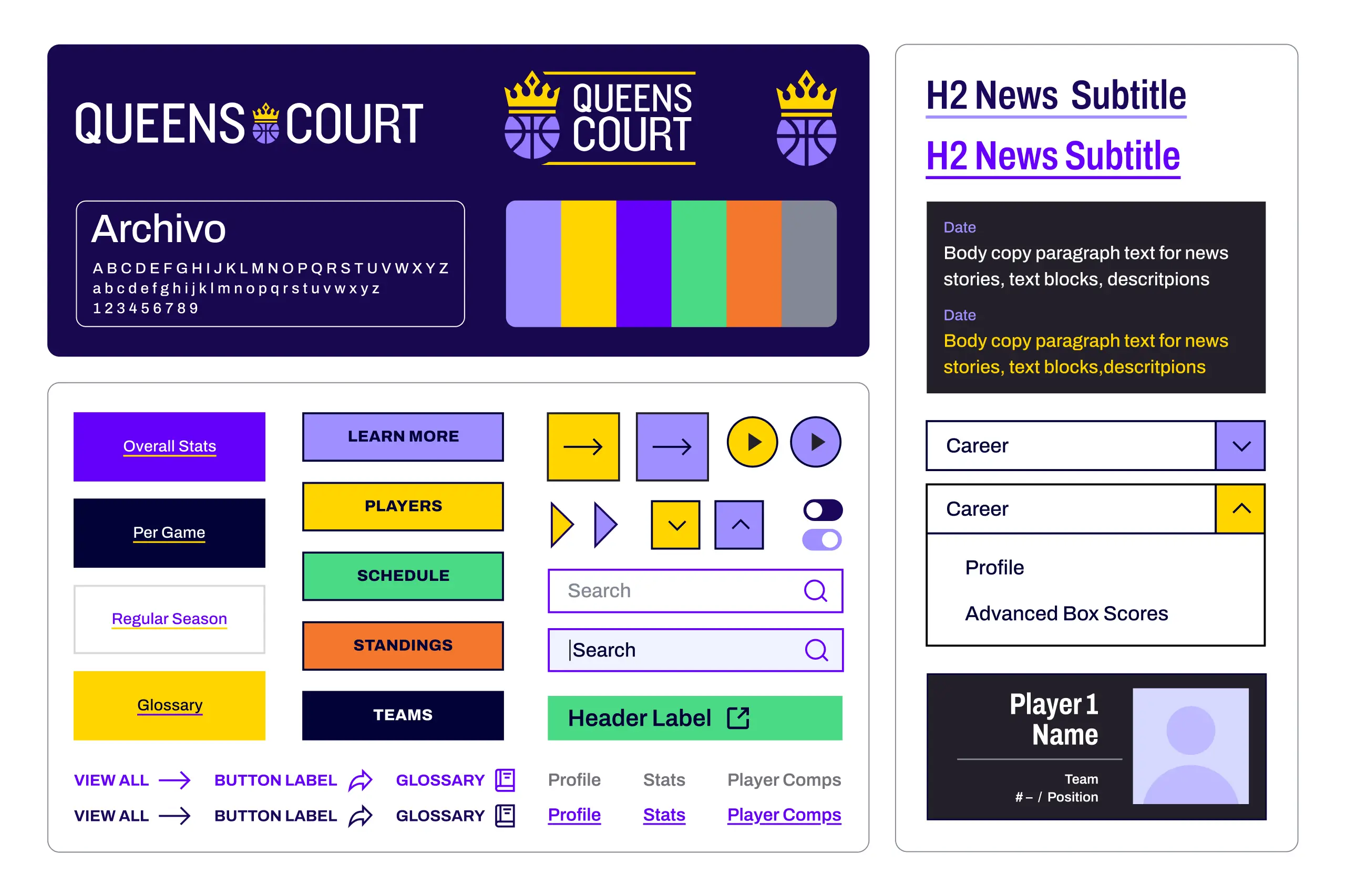 Queens Court Responsive Website