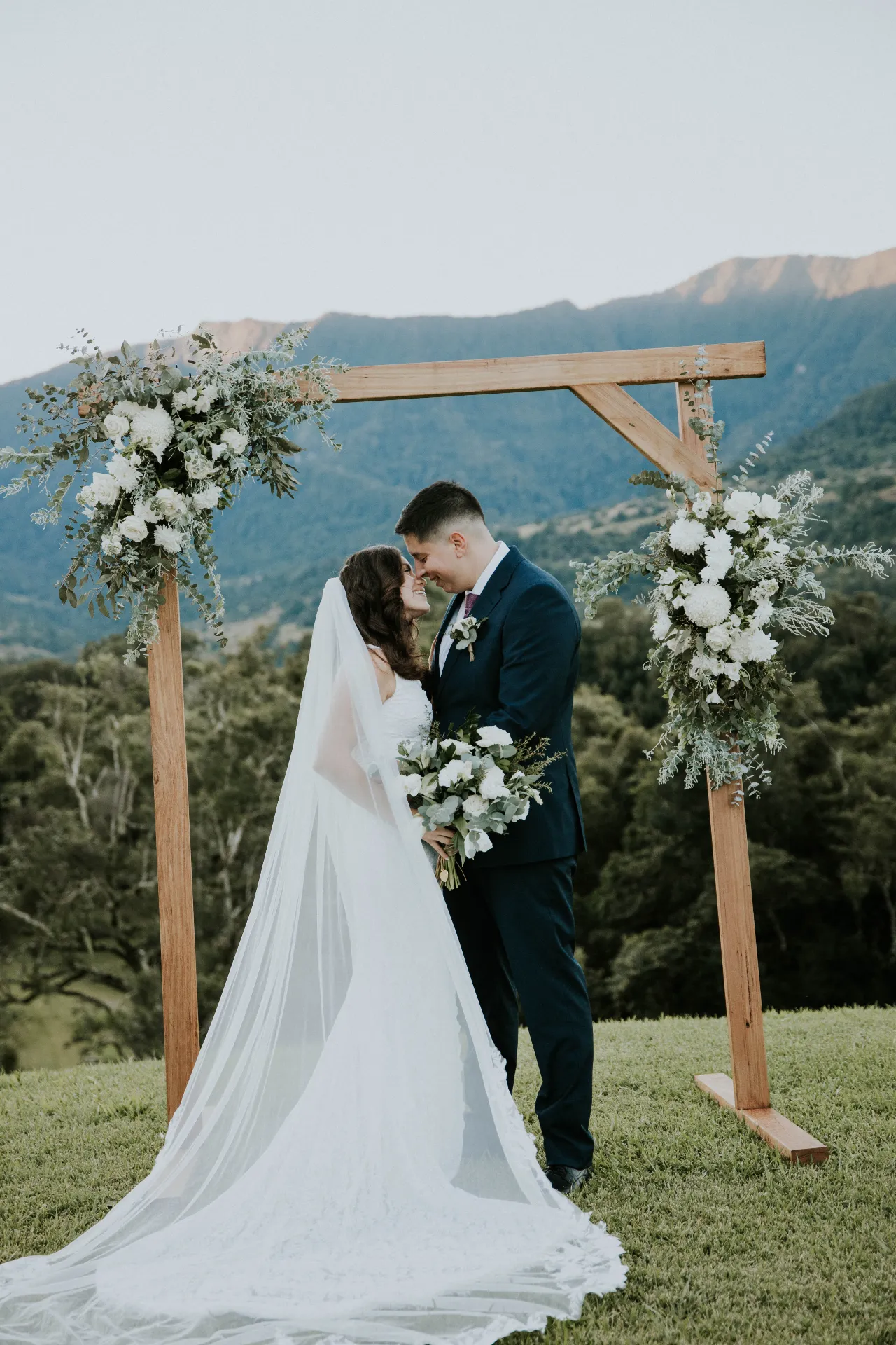 woman in white wedding dress