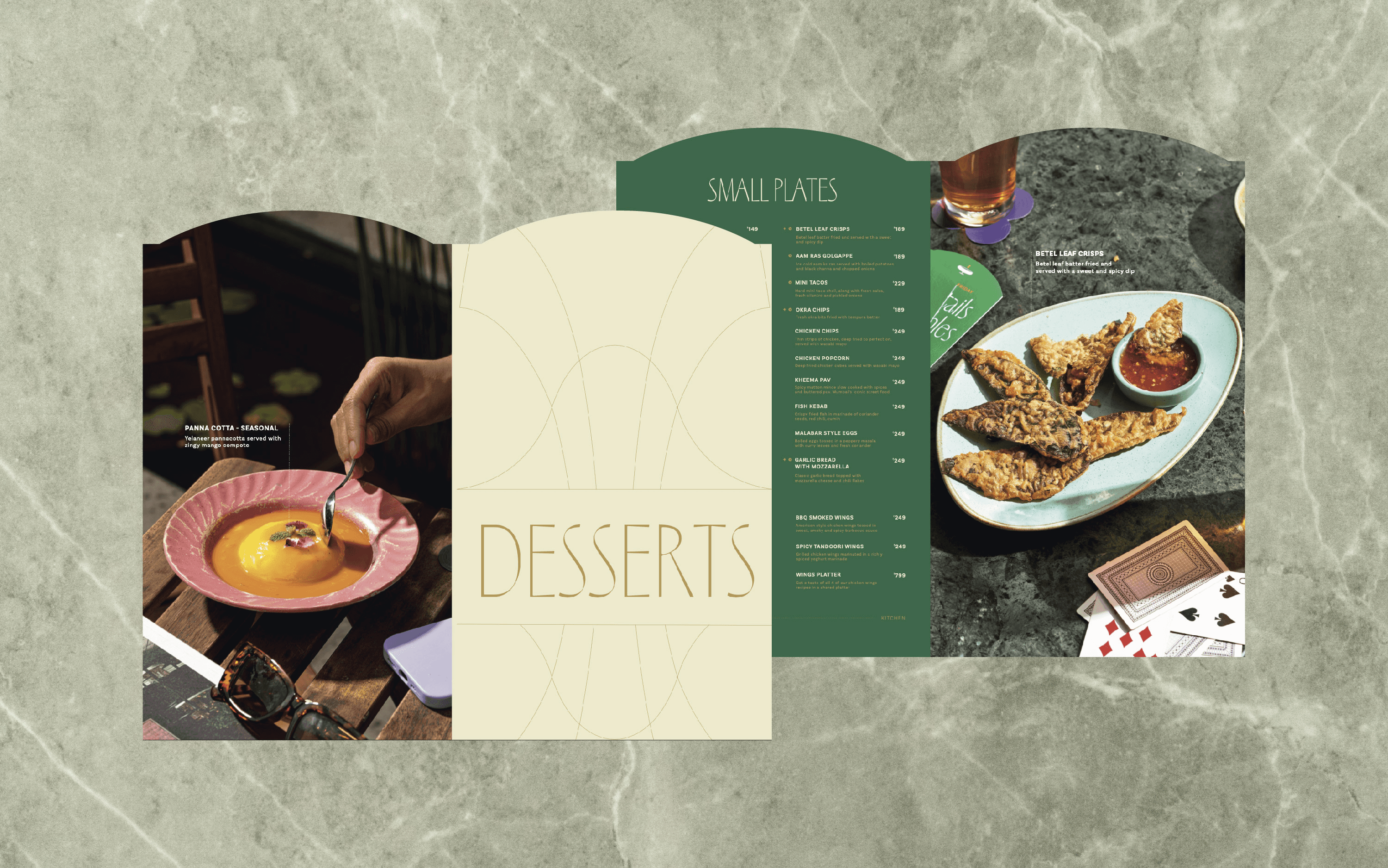 Full Circle Food Menu