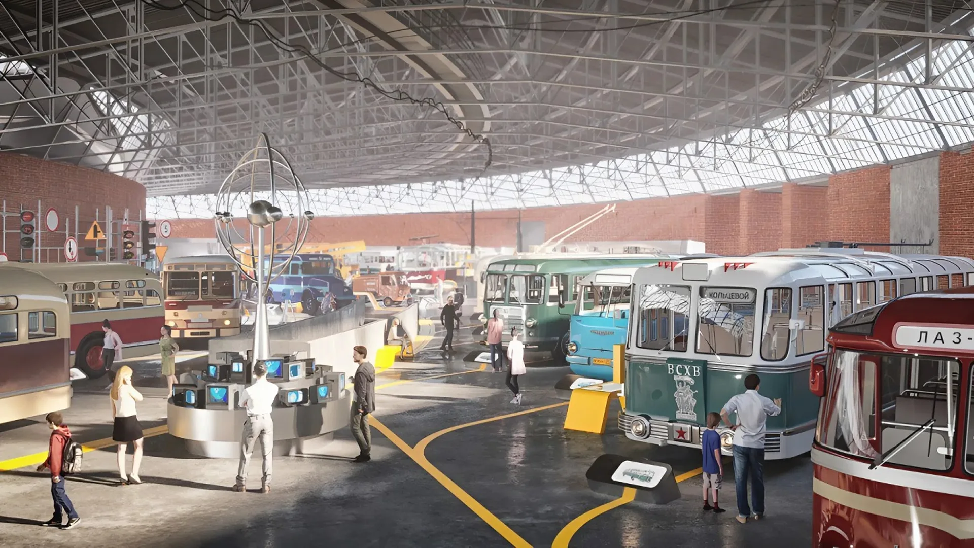Moscow Transport Museum — visitor experience and exhibition concept by Boris Kislitsin