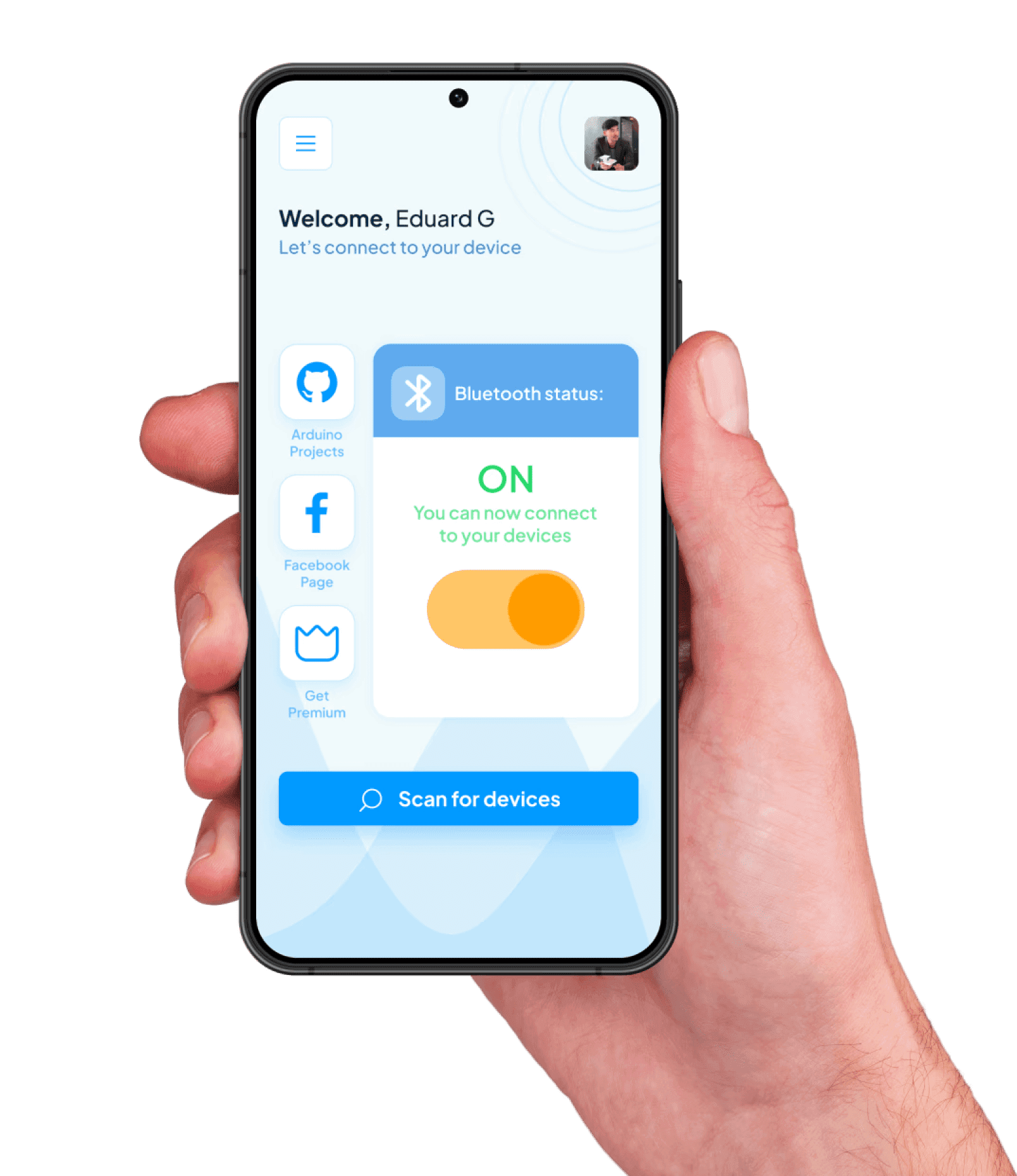 Bluetooino mockup
