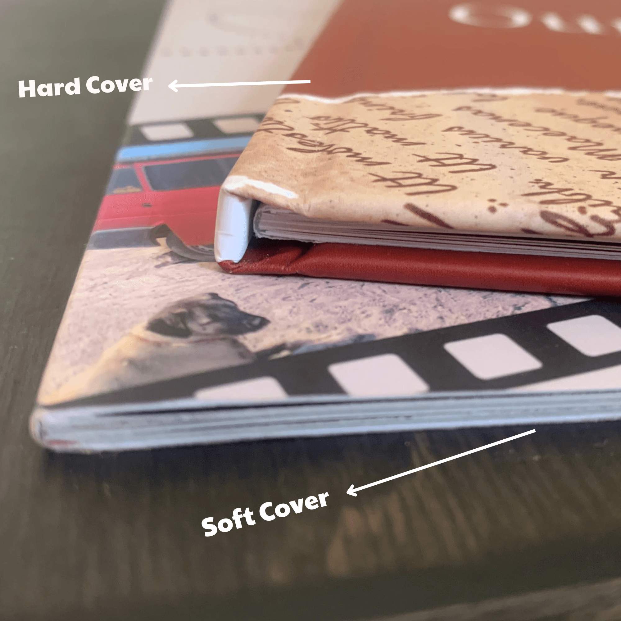 Custom Photo book hard cover and soft cover book made by Little emotions