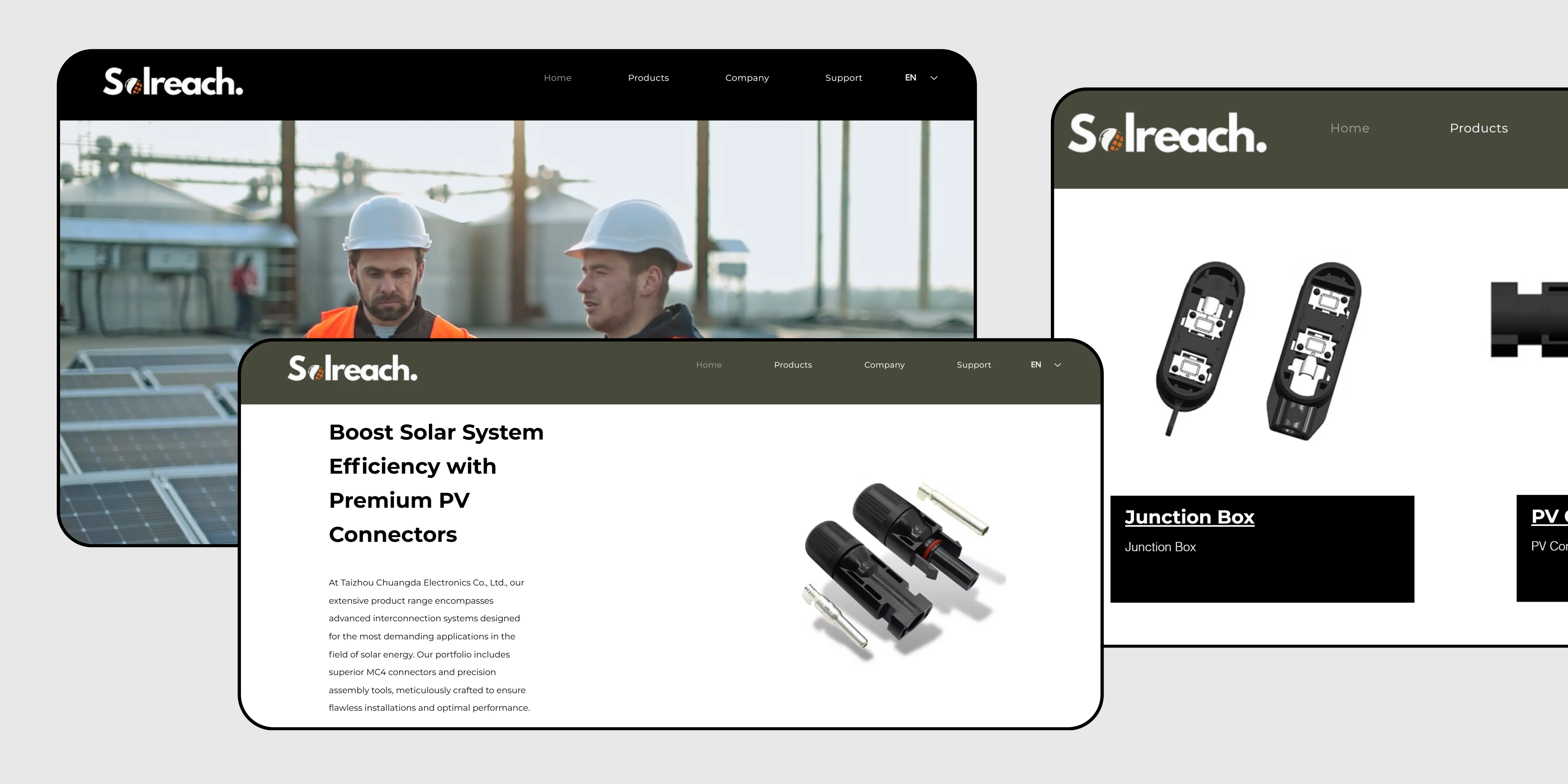 Custom B2B website design and development project for global market entry