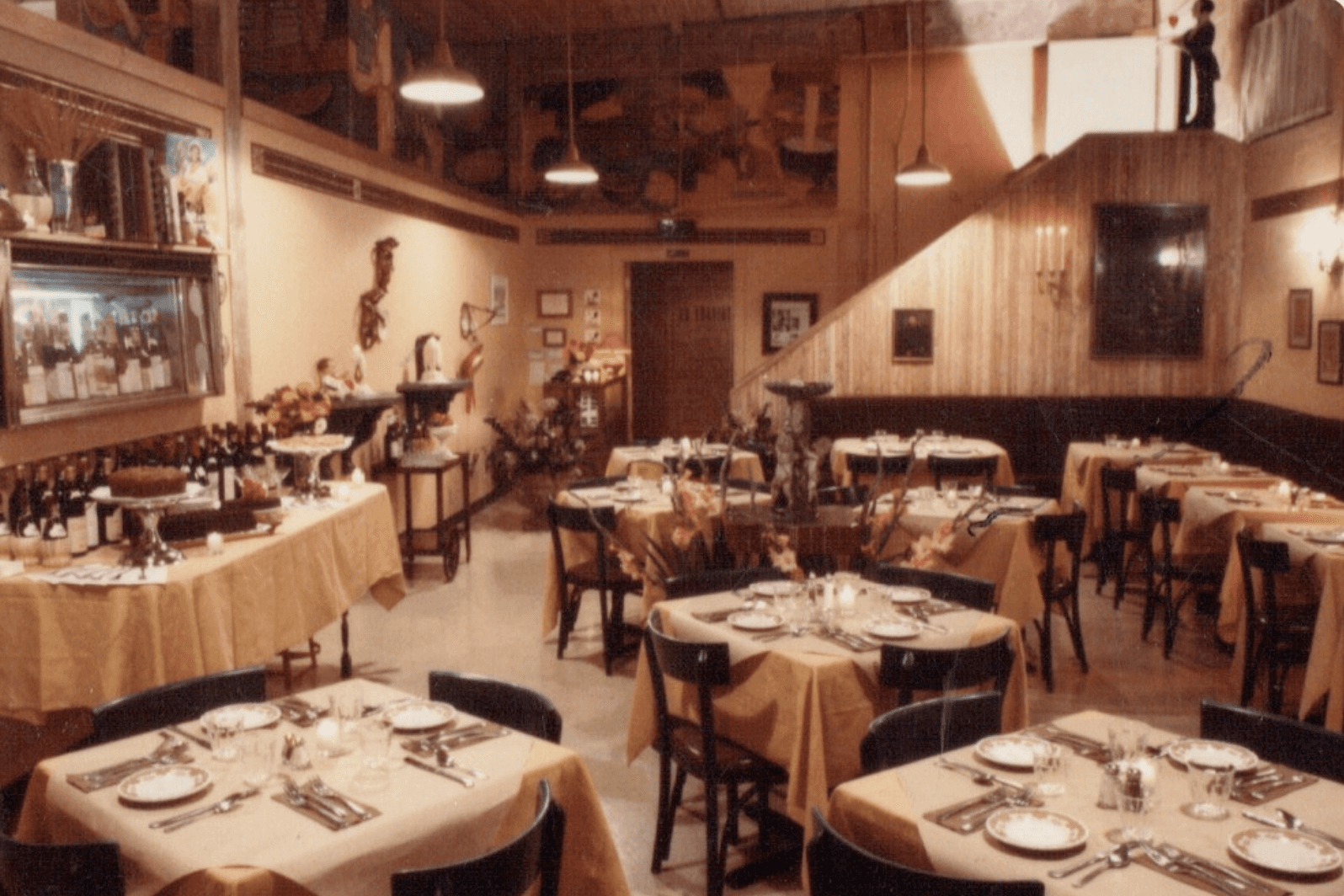 The Pink Door Dining Room from the early 1980's