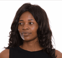 Nigerian woman showing awareness and confidence, representing identity verification and digital safety with Profiled Nigeria