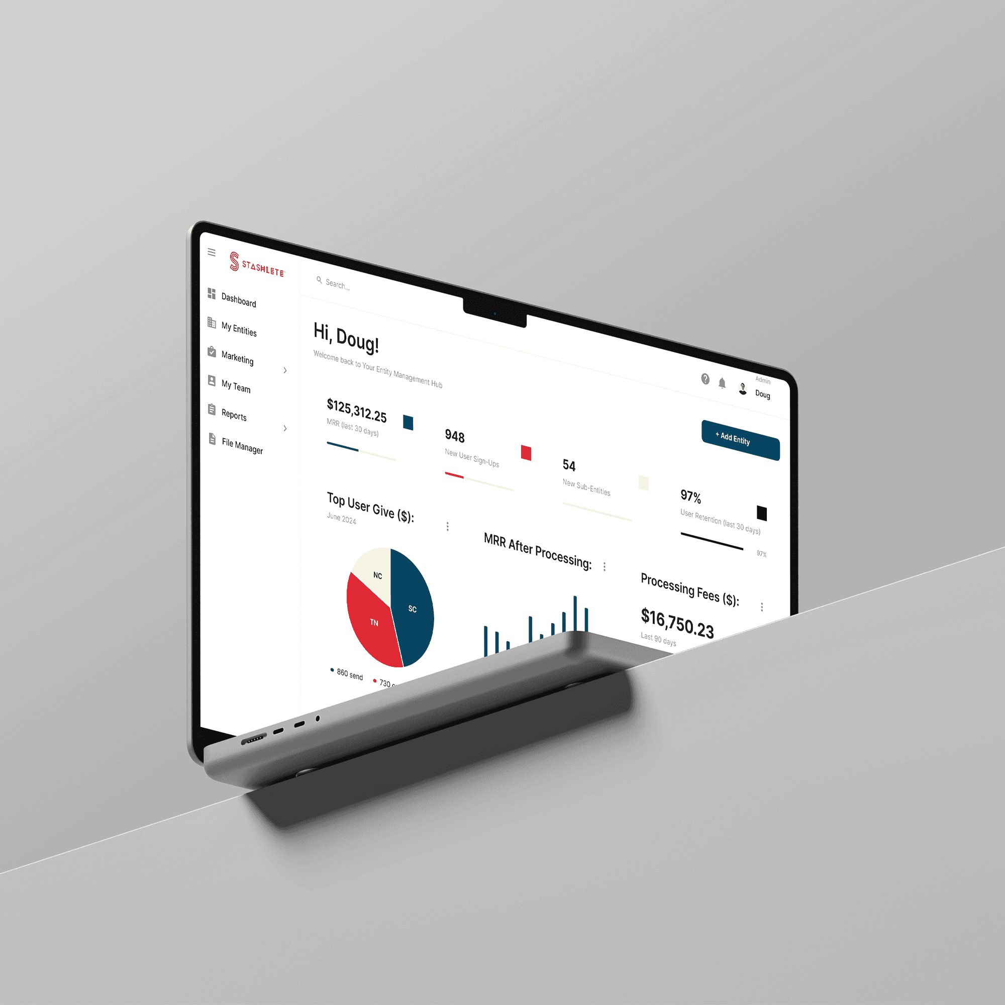 Gold jewelery display