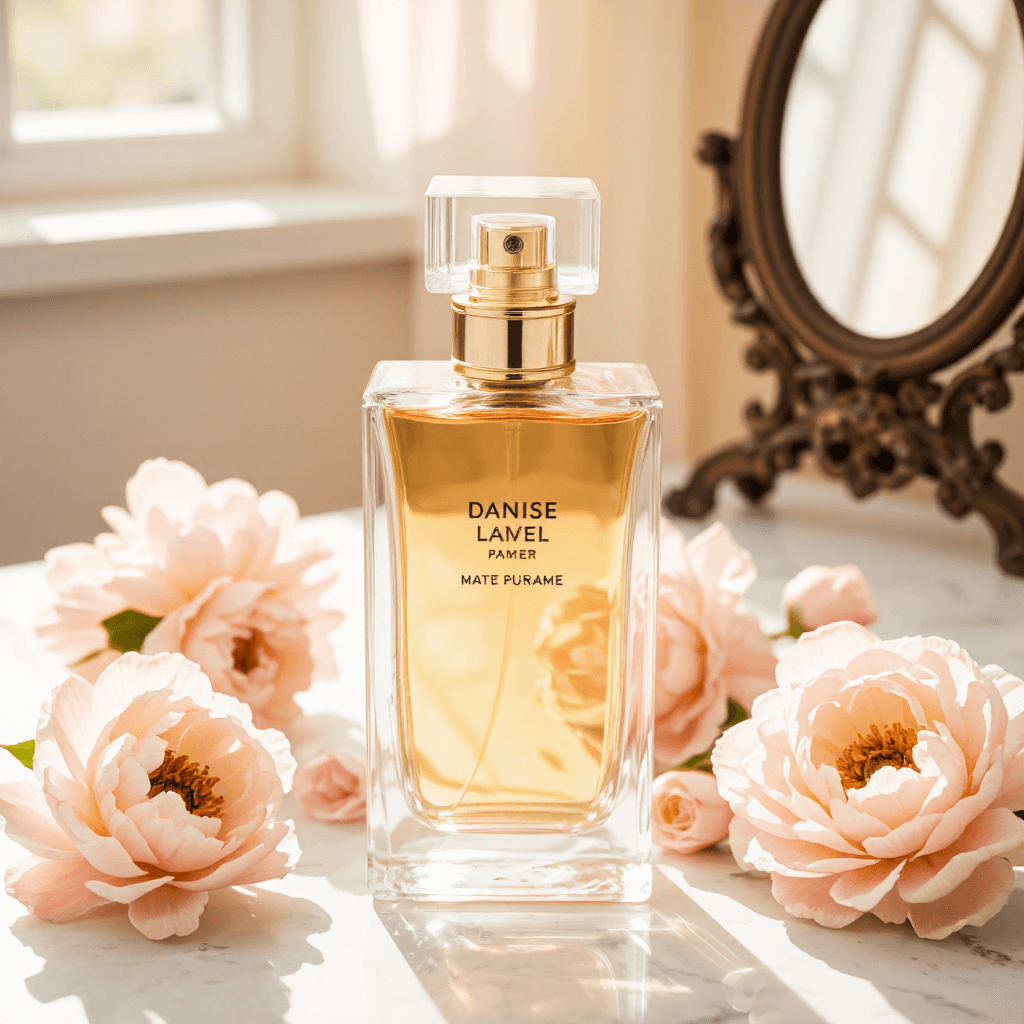 product photography of perfume