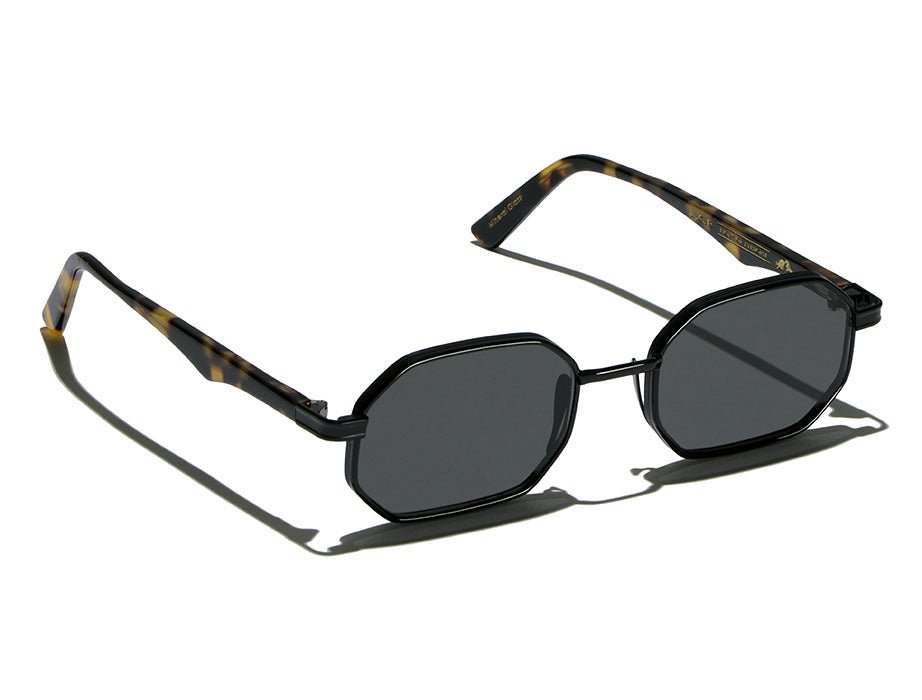 Axum black havana tartarugato 23 flat grey (base 0) 50' - Mandelli UK