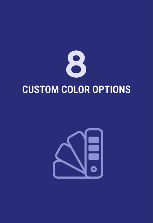 8 custom color options icon
