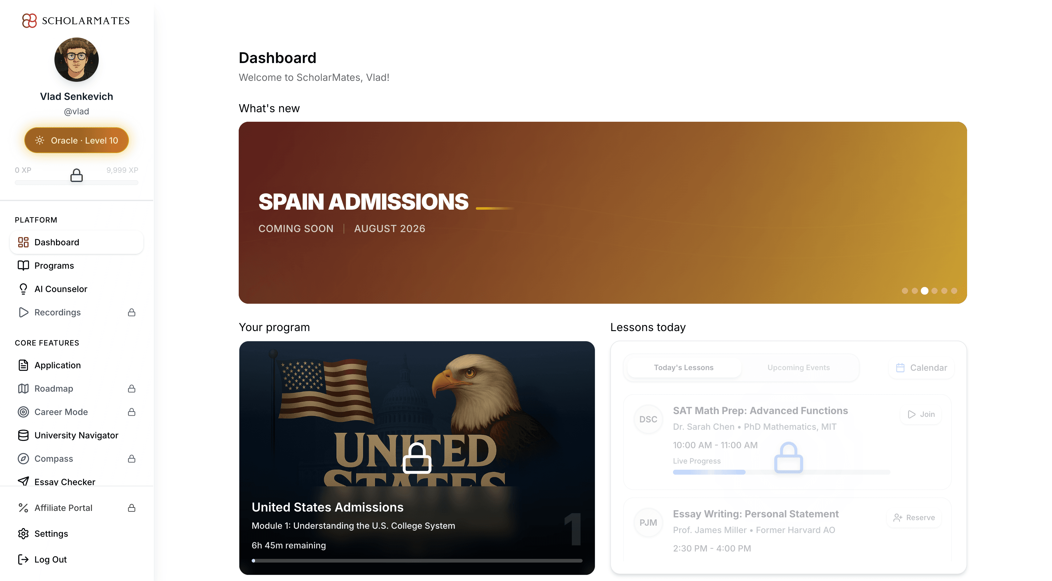 An image of Dreelio's dashboard