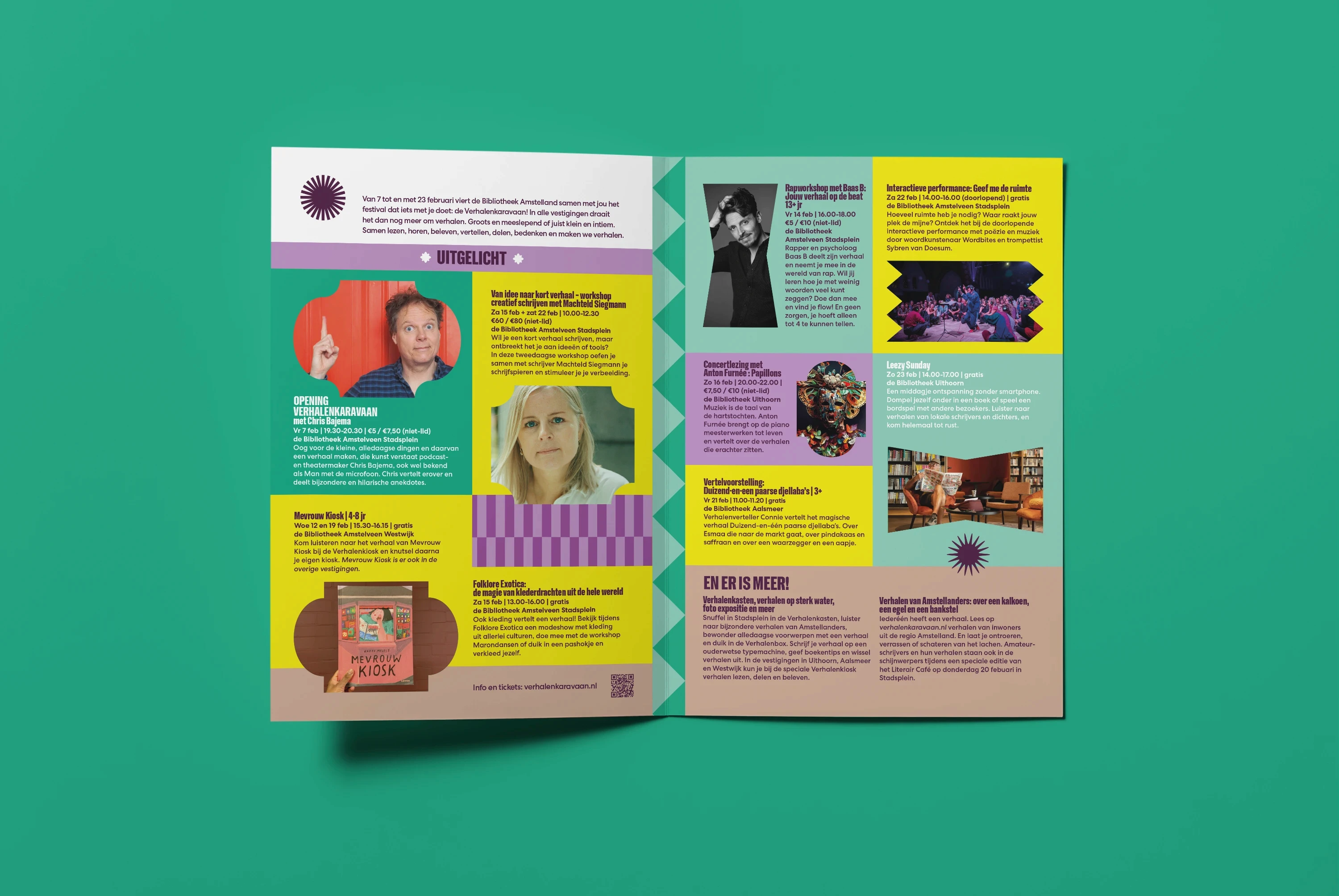 Grafisch ontwerp Verhalen Karavaan programmaboekje