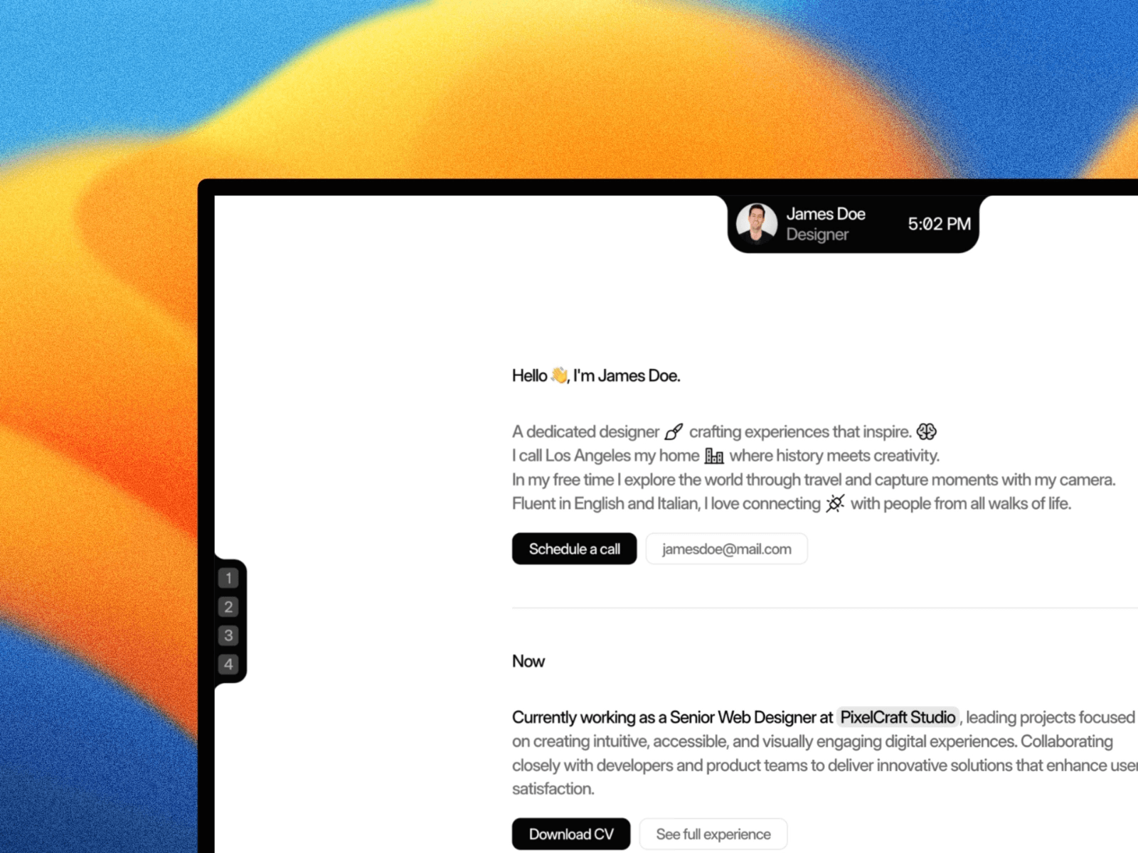 Top 14 Web Developer Portfolio Templates - Fermo