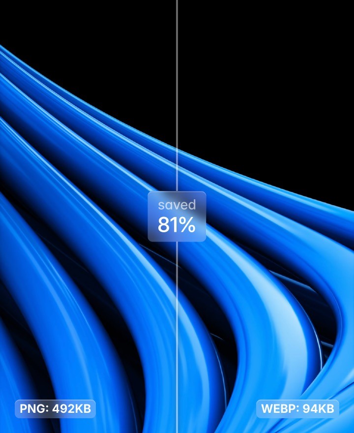 WebP image optimization in Framer