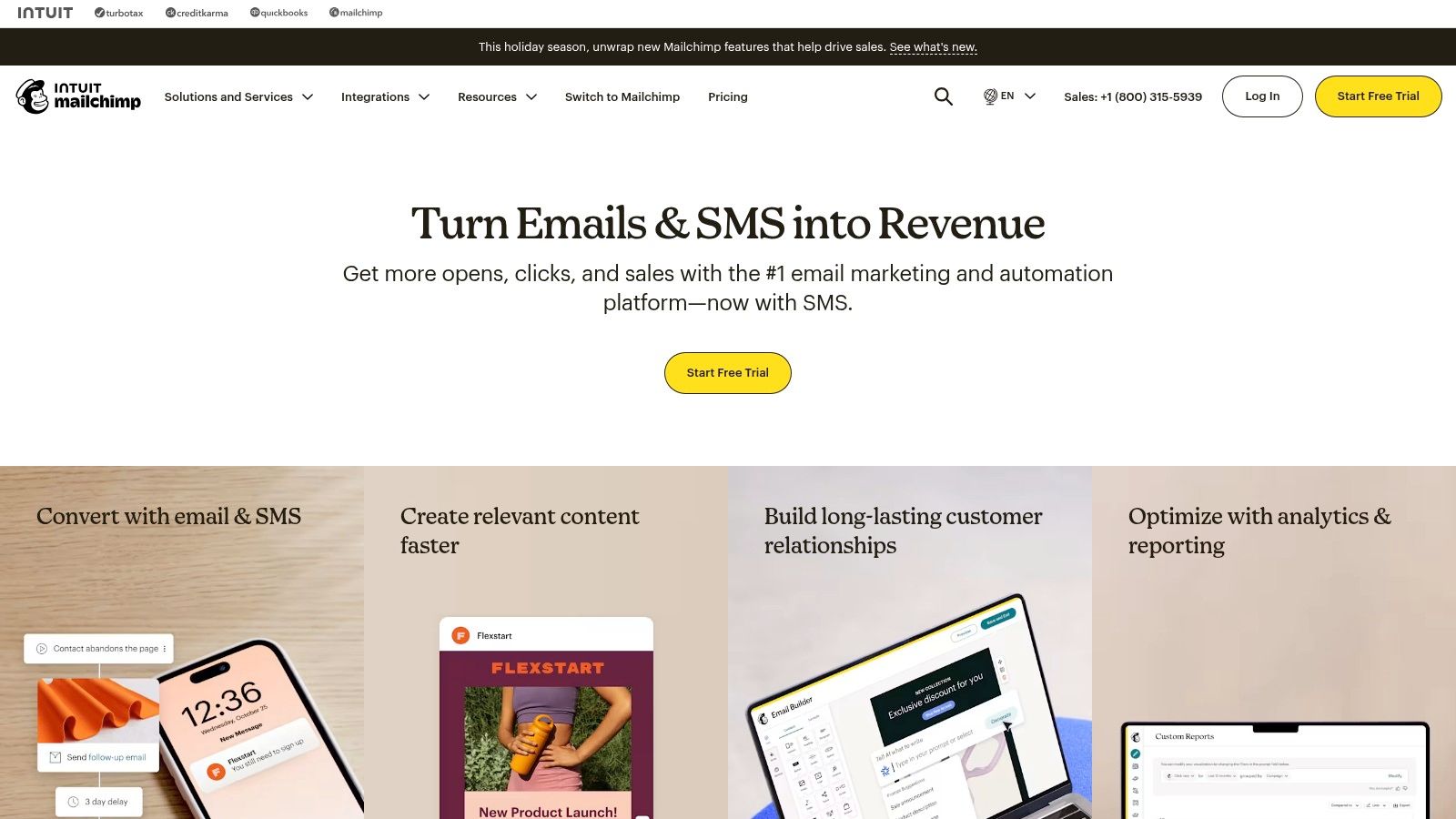 Mailchimp (Intuit Assist, Creative Assistant)