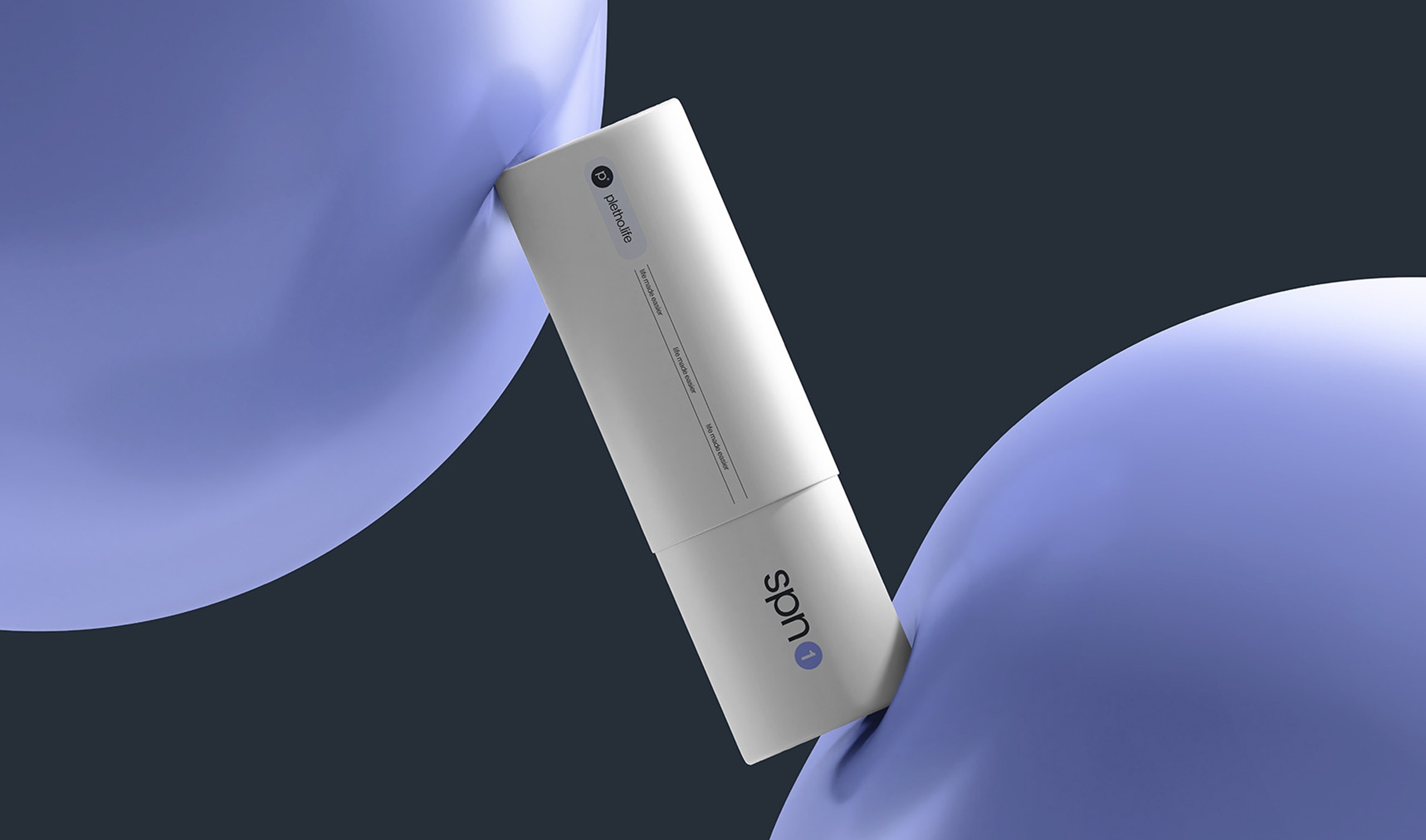 Pletho creative direction — abstract brand visual health tech product marketing