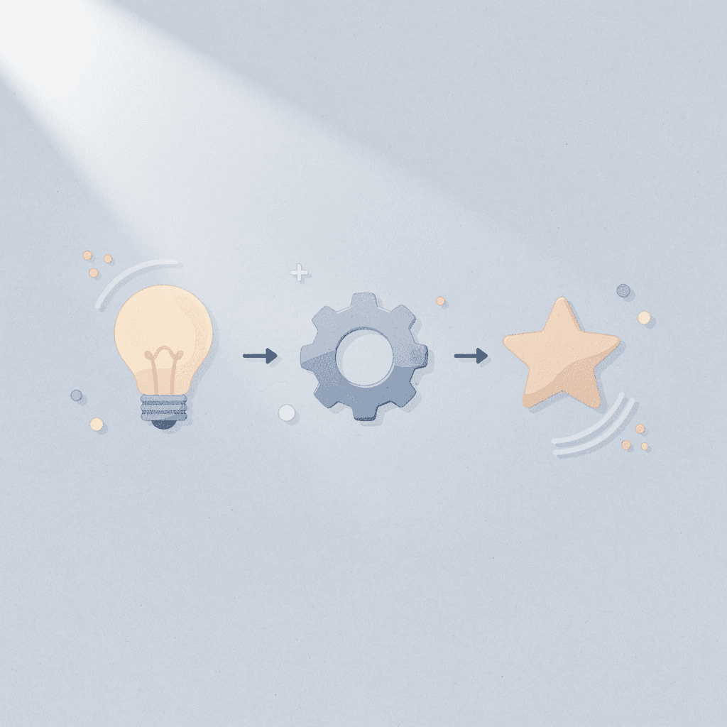 Three icons showing material selection, preparation, and application for shirt printing - How to Print a Picture on a Shirt