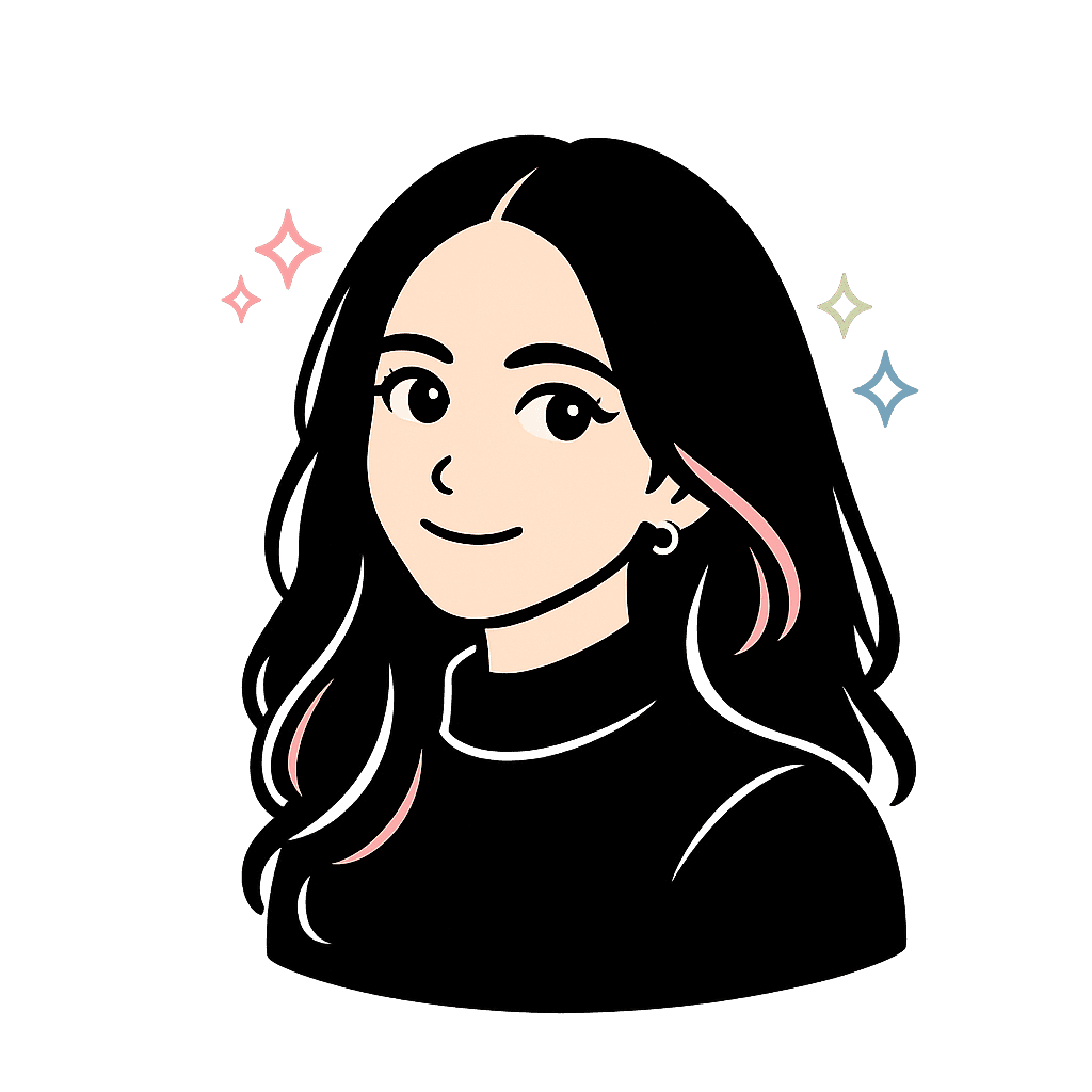 A young girl smiling