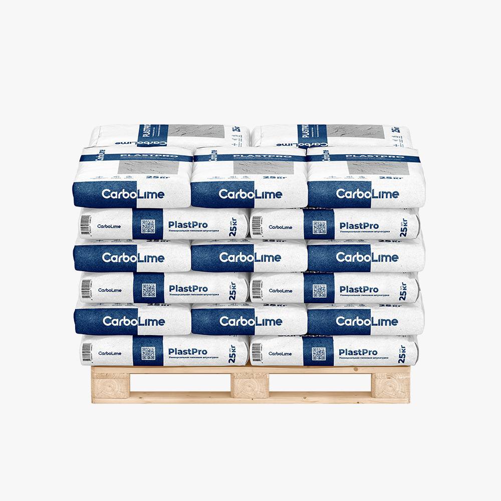 Мешок гипсовой штукатурки CarboLime PlastPro – универсальная смесь для стен и потолков