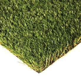 This AGL Grass Kent Fringe artificial turf swatch features synthetic grass blades in field green and olive green.