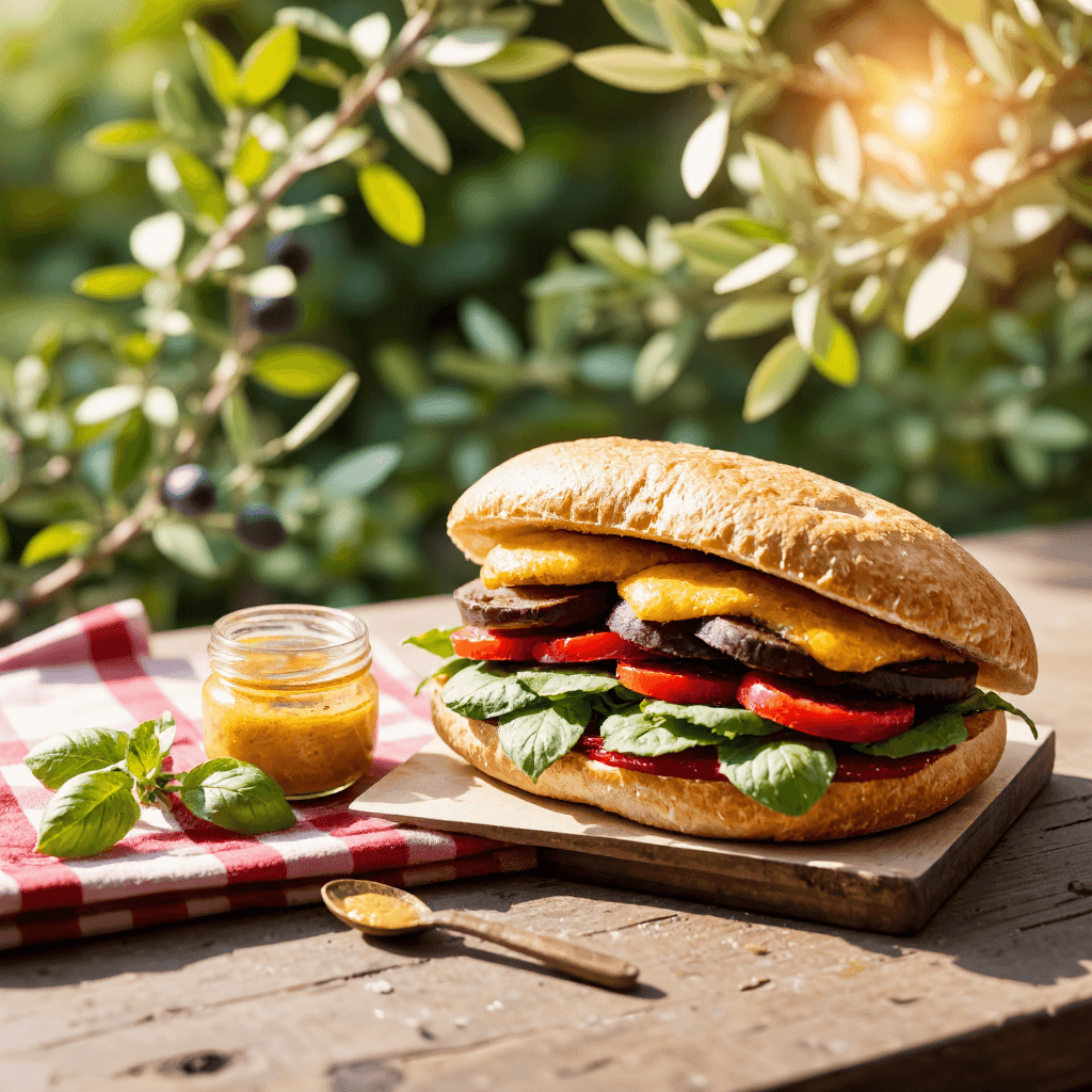 product photography of Gourmet Sandwich