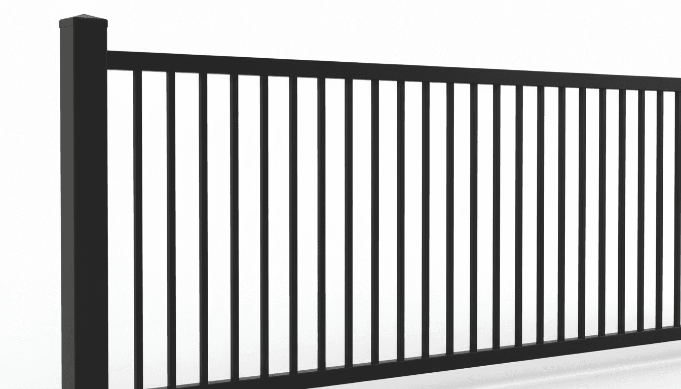 BlueArc Fencing | Black Aluminum