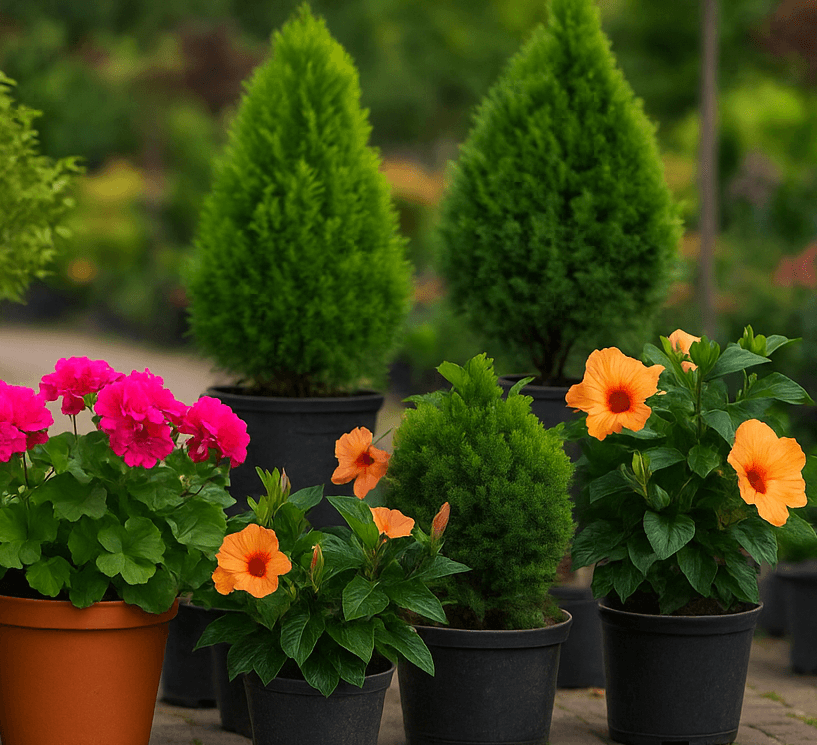 نباتات وأشجار وزهور