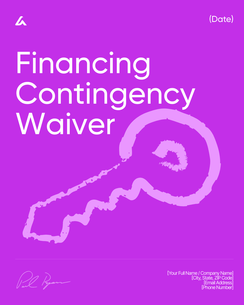 Financing Contingency Waiver