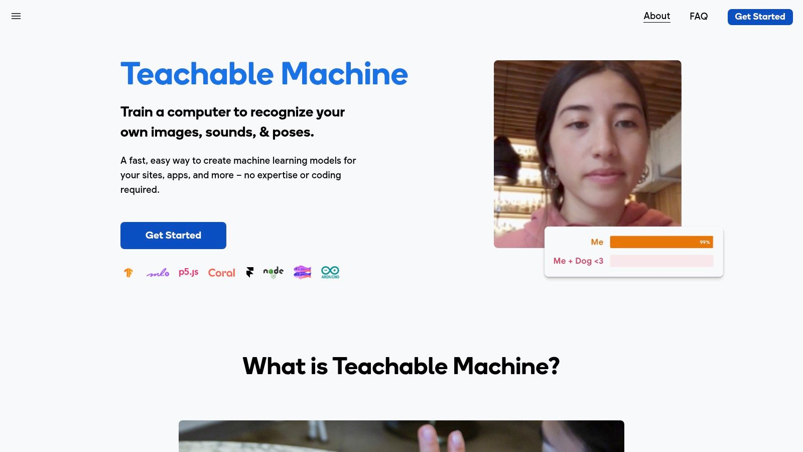 Google Teachable Machine