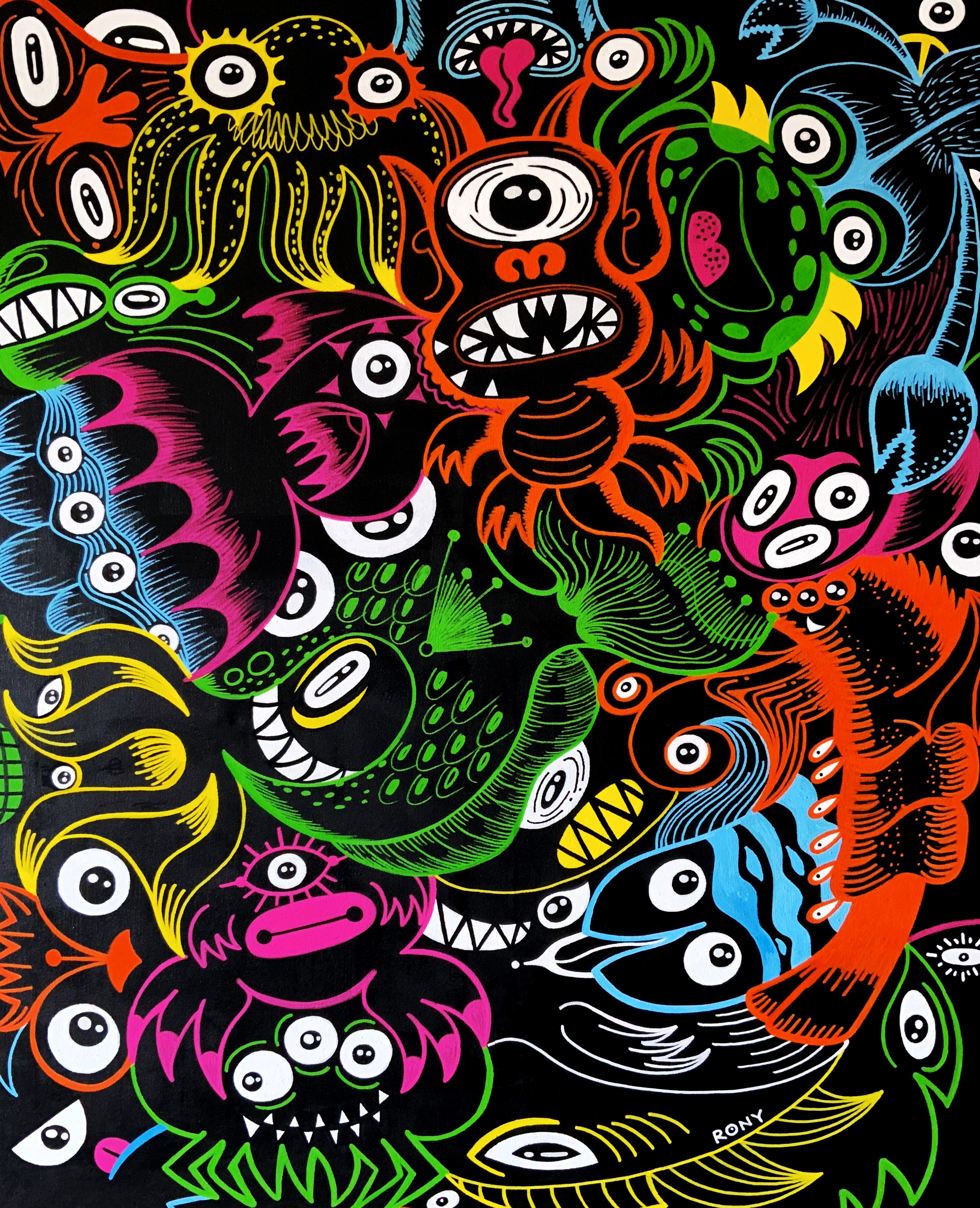 The eyes of the night