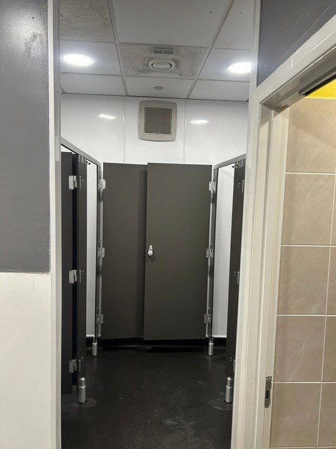Oldbury Academy changing room refurbishment progress image