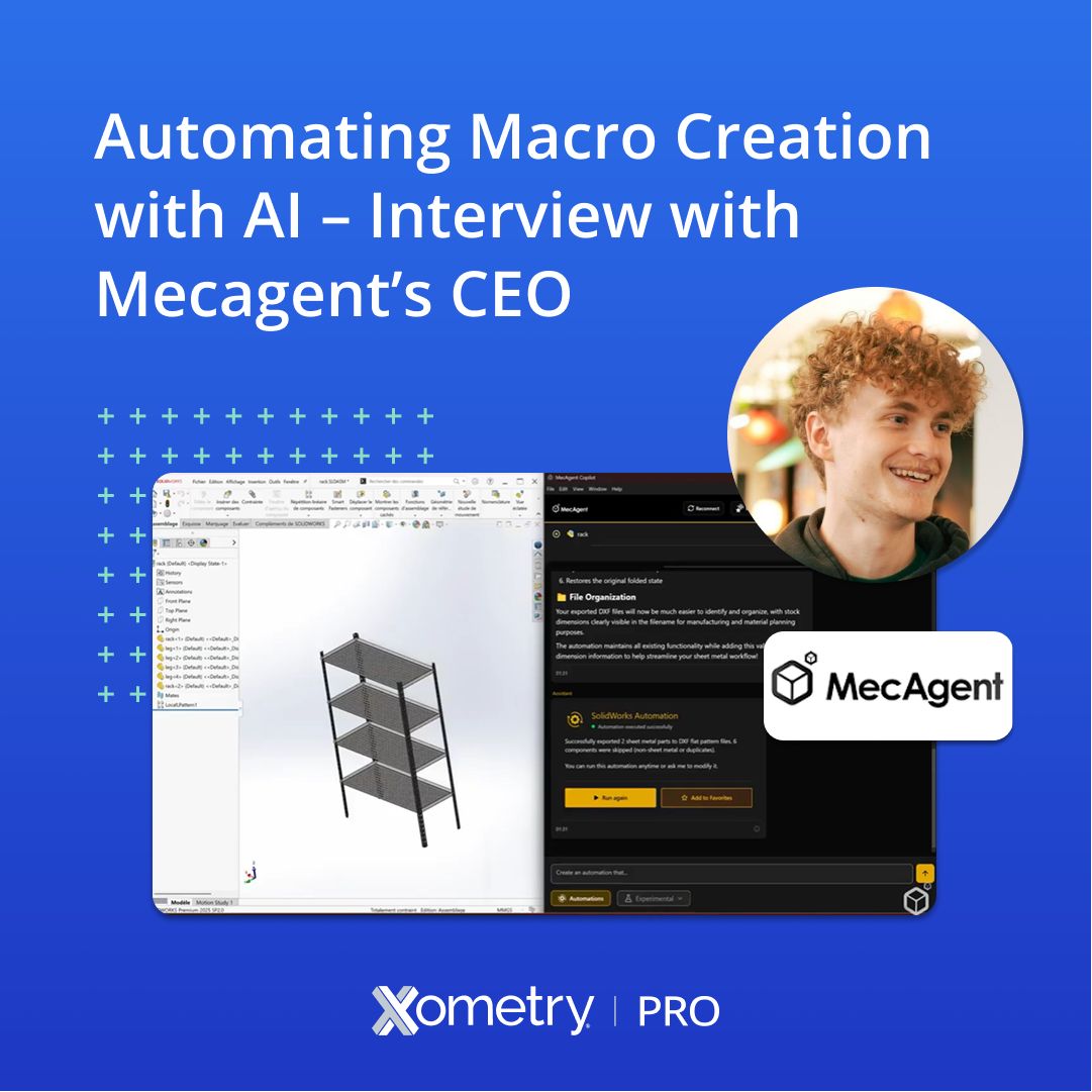 Automating Macro Creation with AI – Interview with Mecagent’s CEO - MecAgent - Xometry Pro  - Screen