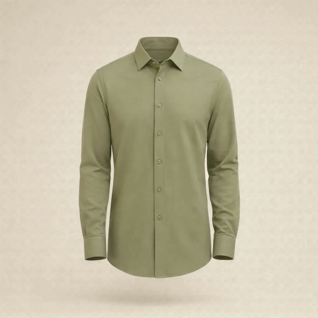 Classic Shirt in Olive Fog
