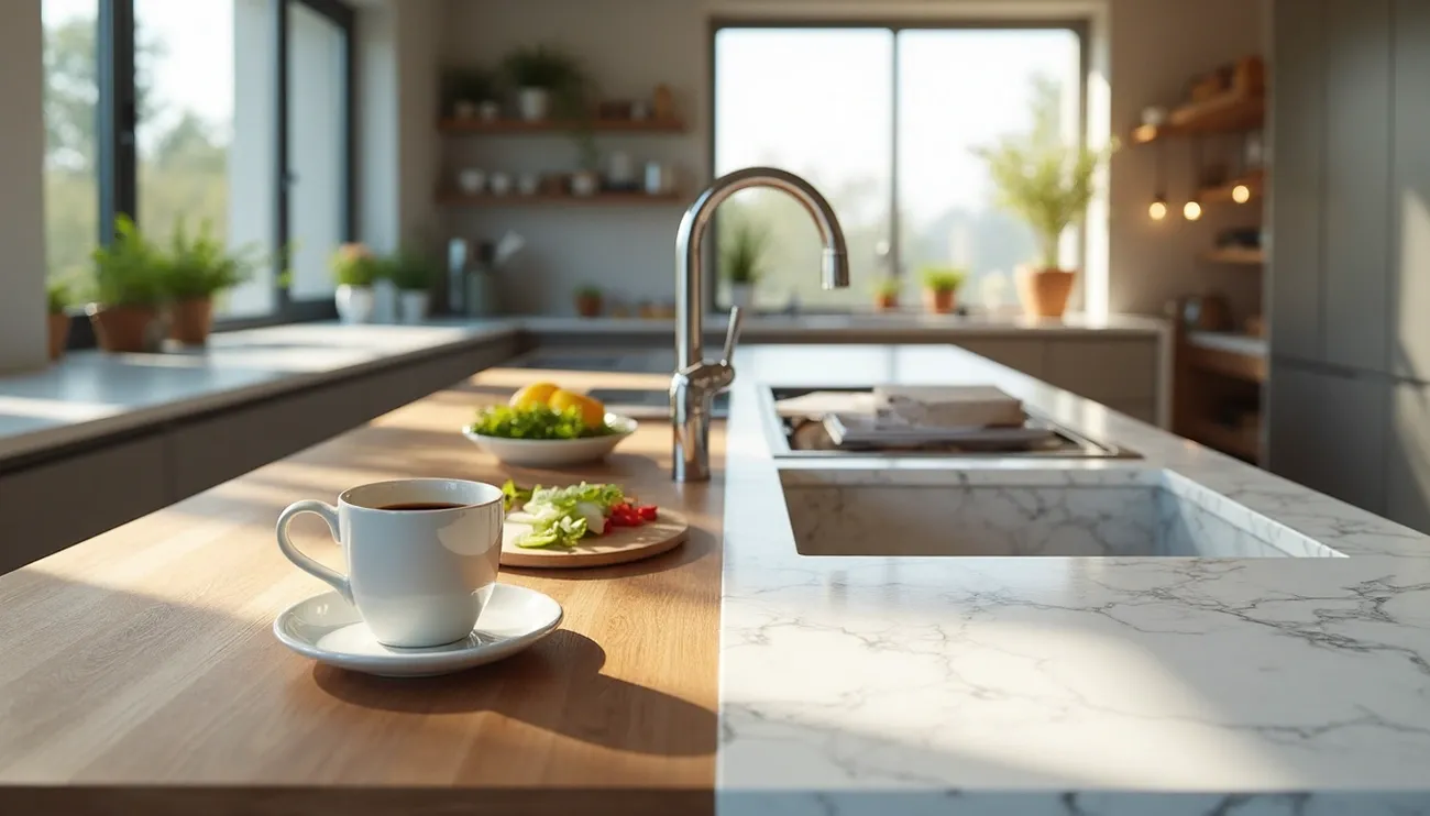 Blat Laminowany vs Blat Kwarcowy: Który do Kuchni w 2025?