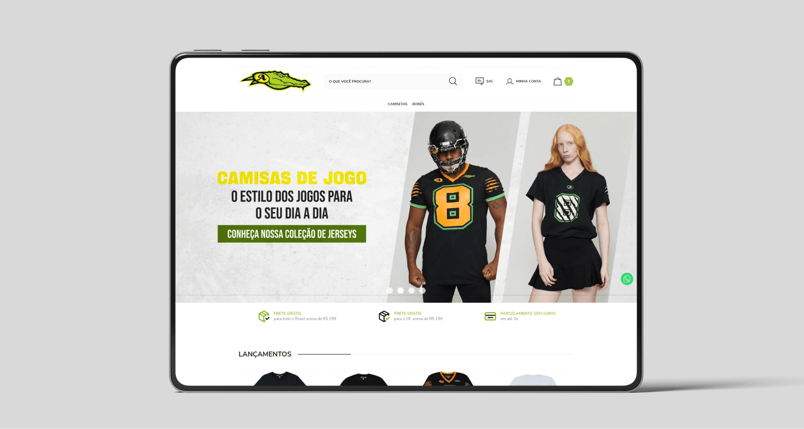 Alligators — Visão geral da loja