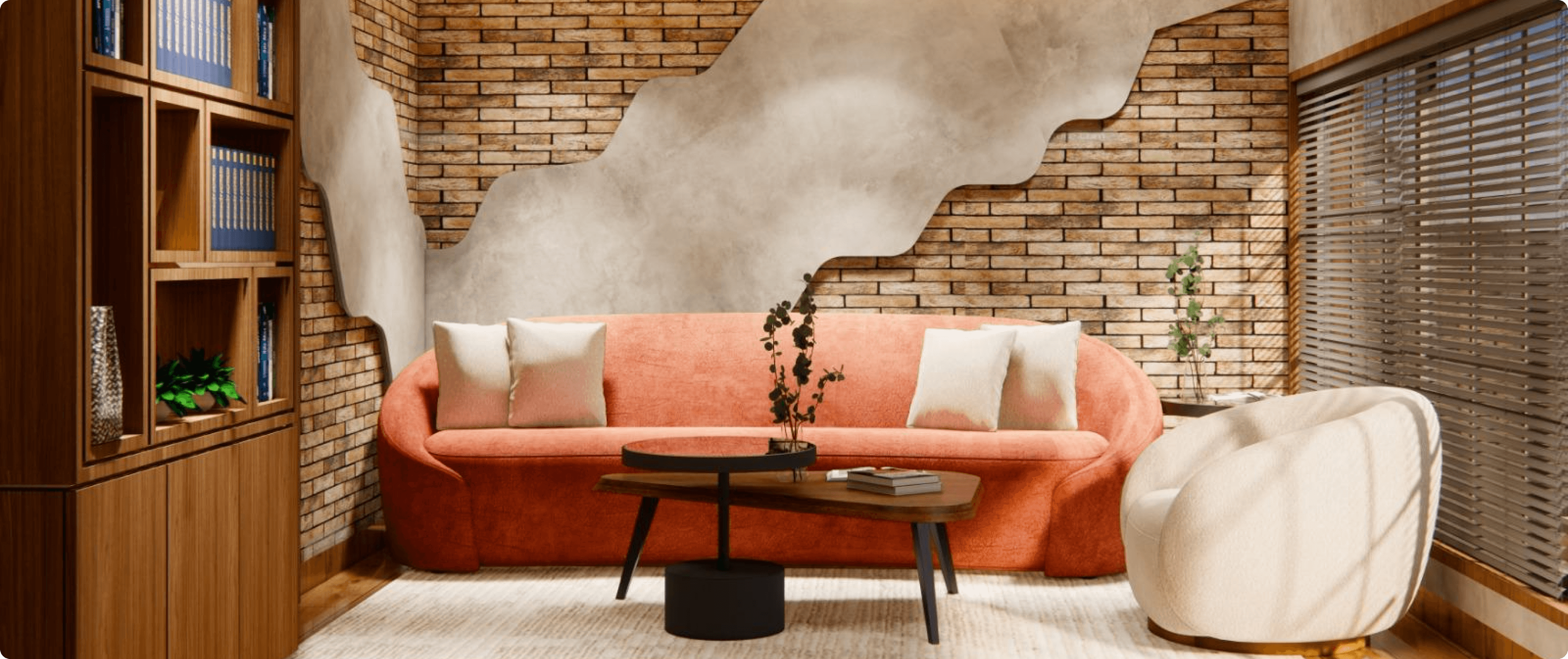 An office design and visualization of the head office of Shree Geeta Gears Manufacturers.