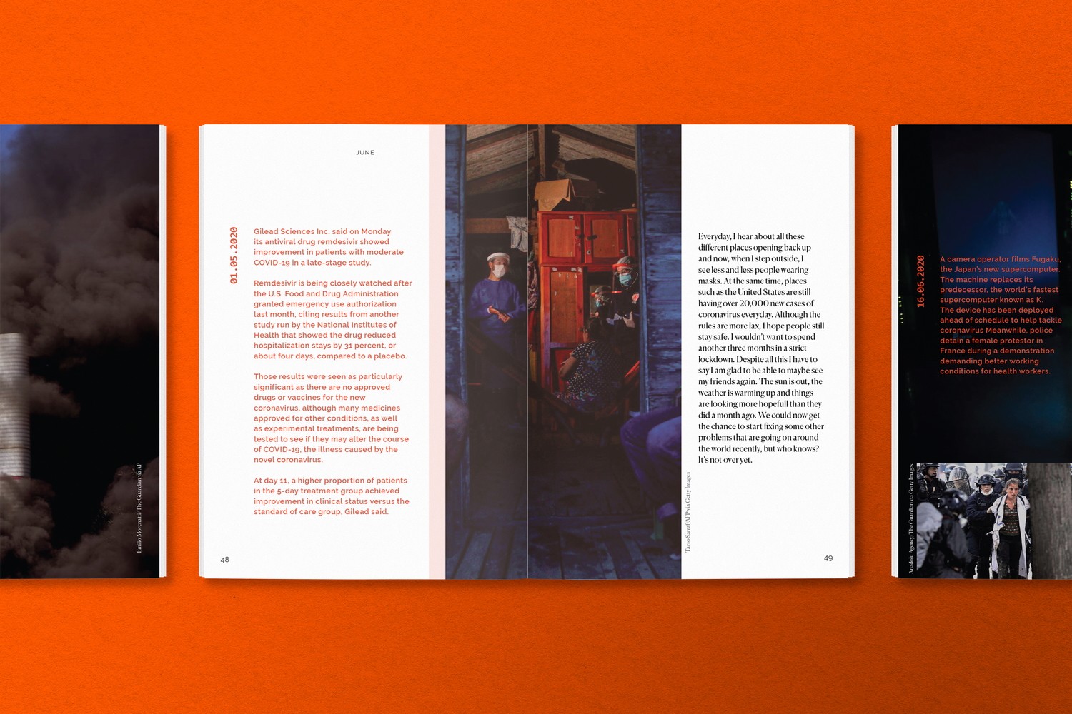 Pandemic In Review Book Spread