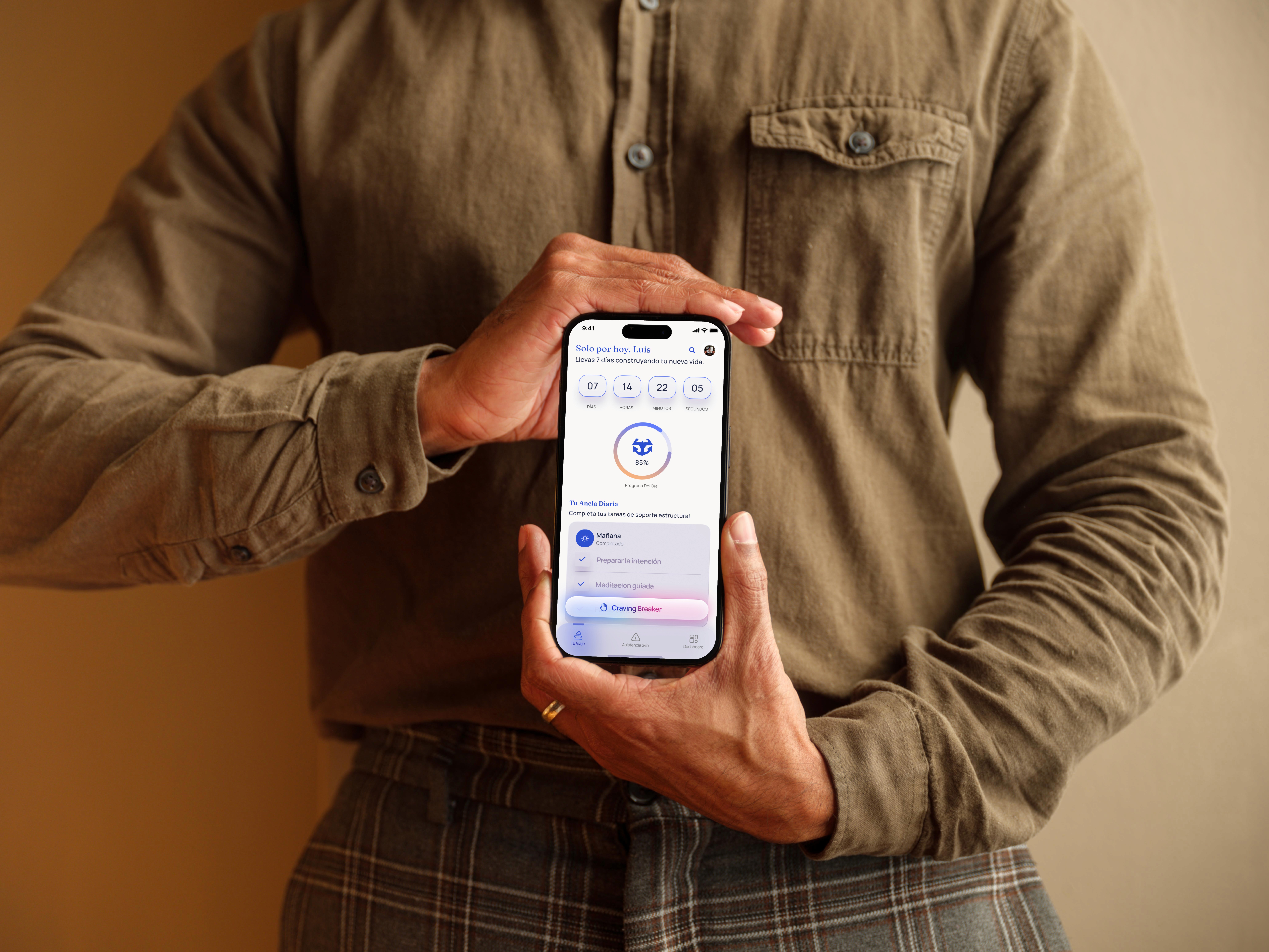 A mockup of Freelio's mobile app