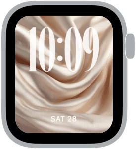 digital silk Apple Watch face preview 1 featuring abstract and modern.