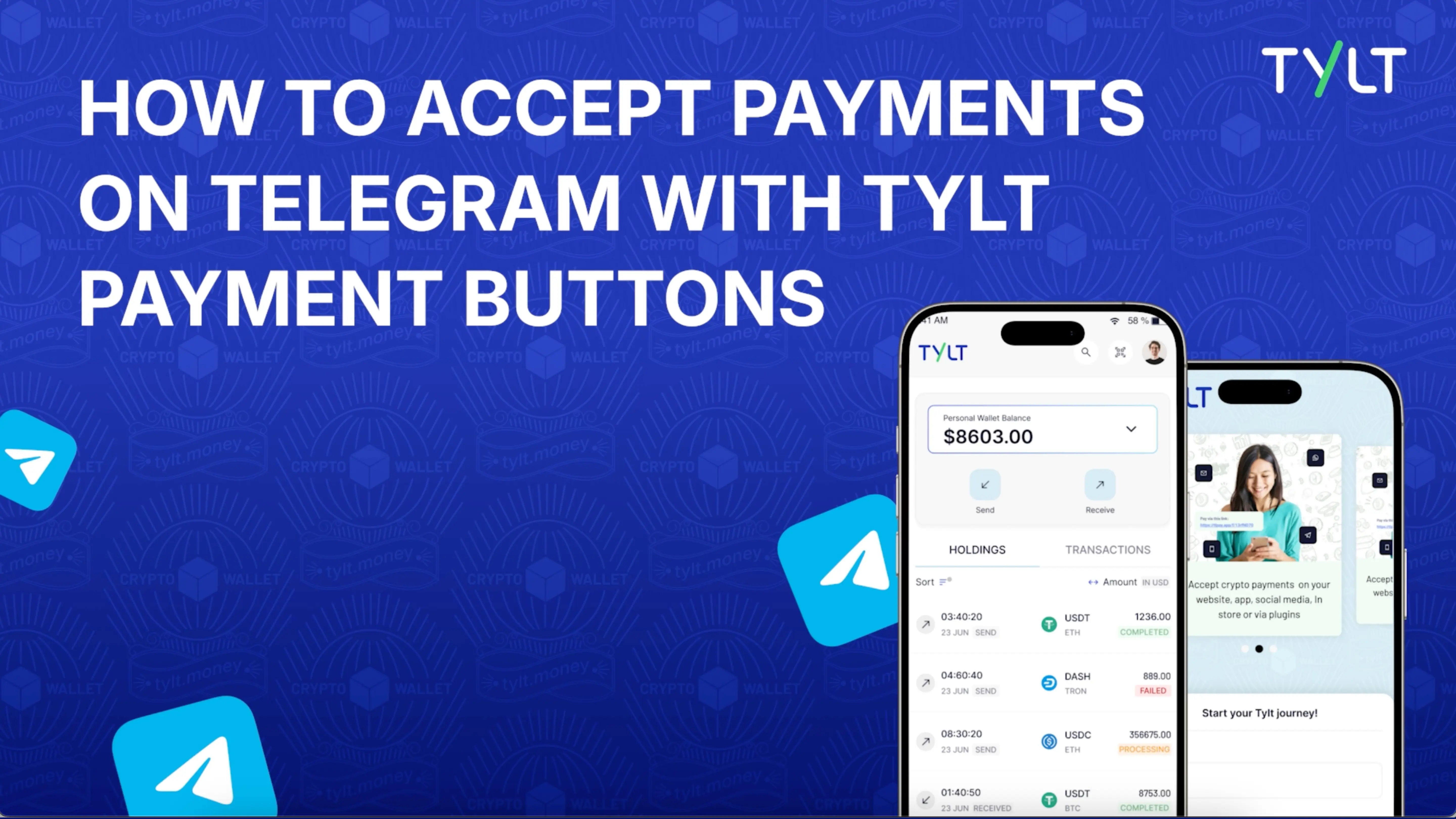 How to Accept Payments on Telegram Using Tylt Payment Buttons