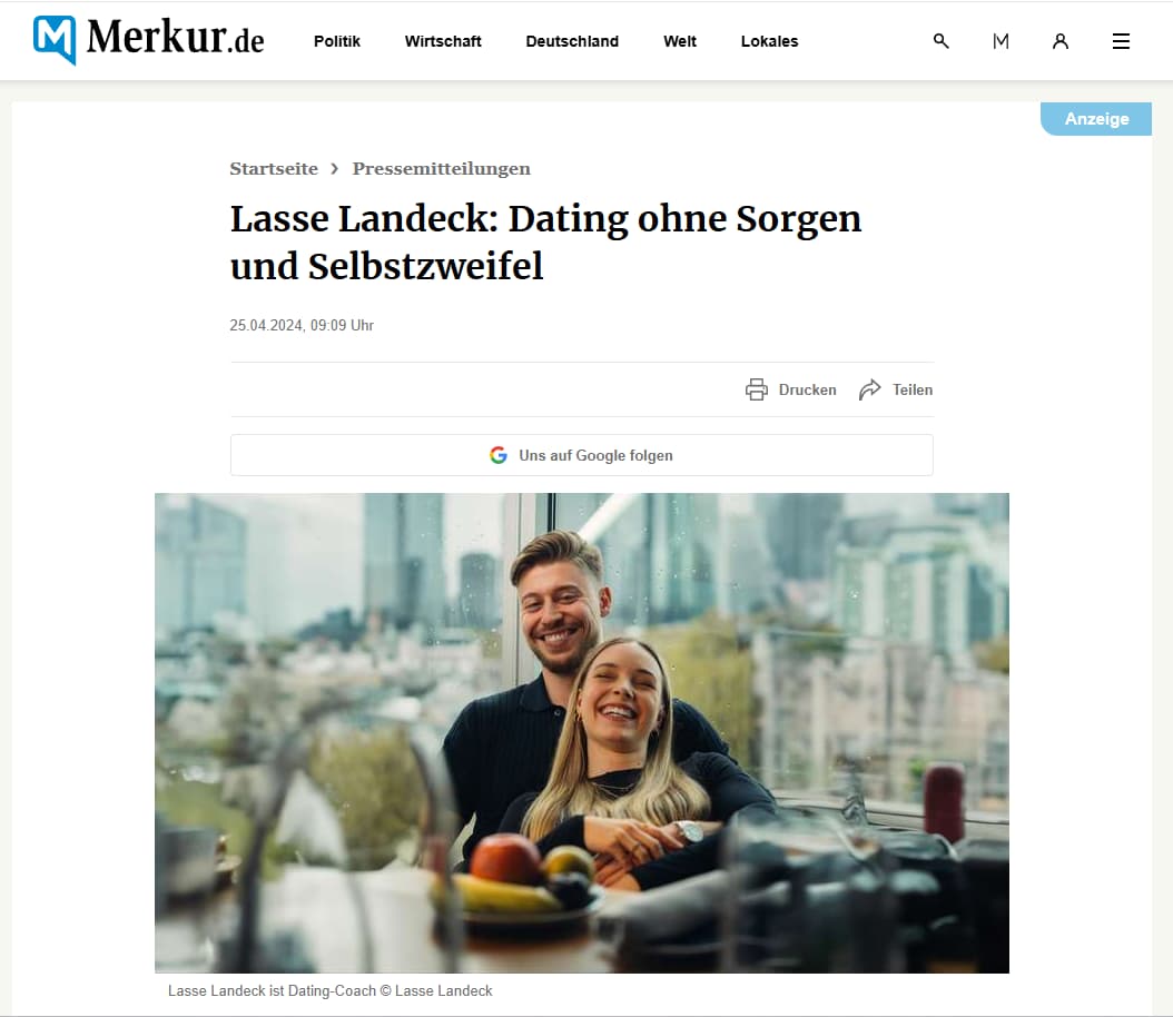 Lasse Landeck Dating - Paar glücklich, Dating ohne Sorgen
