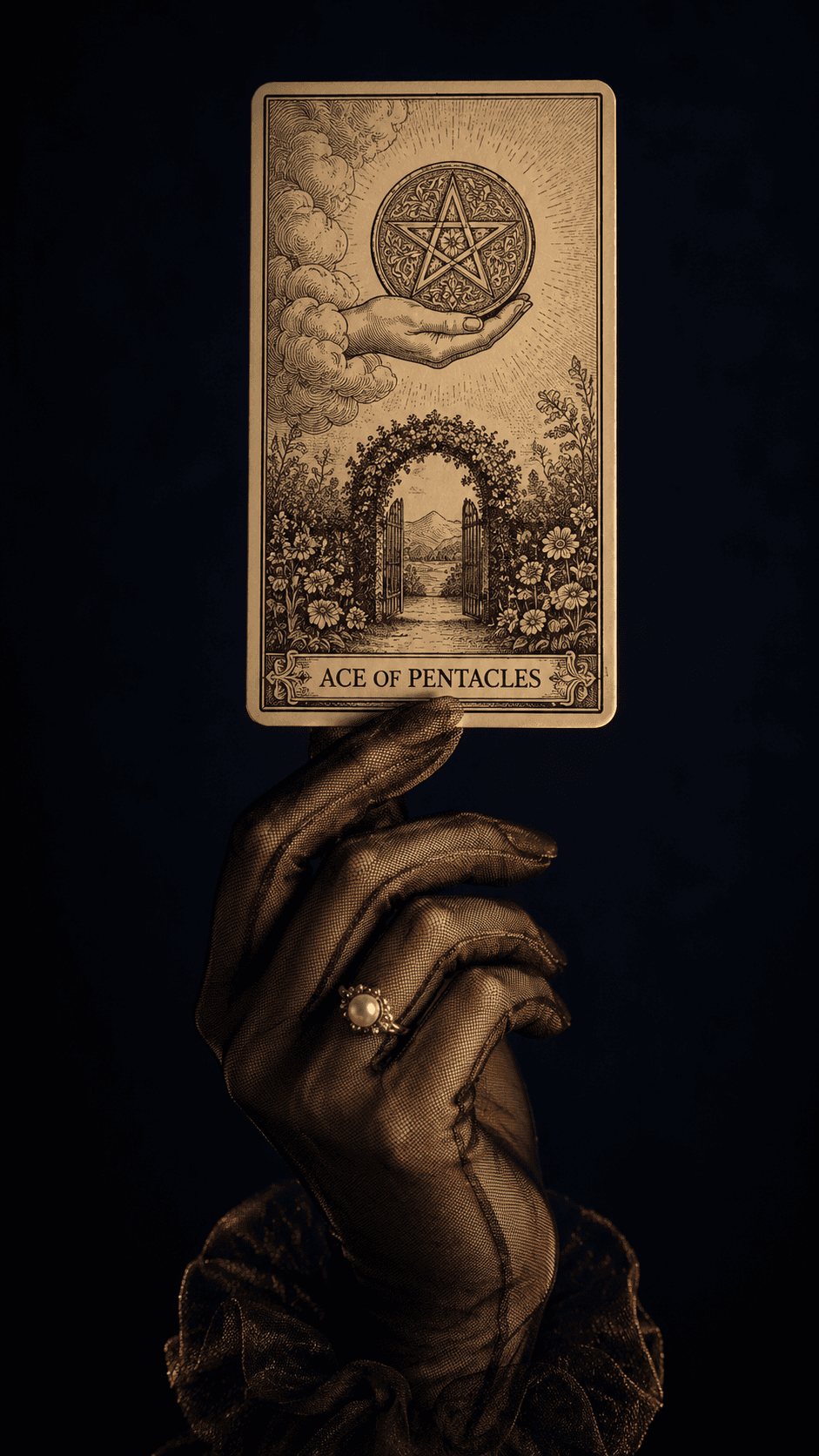 Ace of Pentacles tarot card