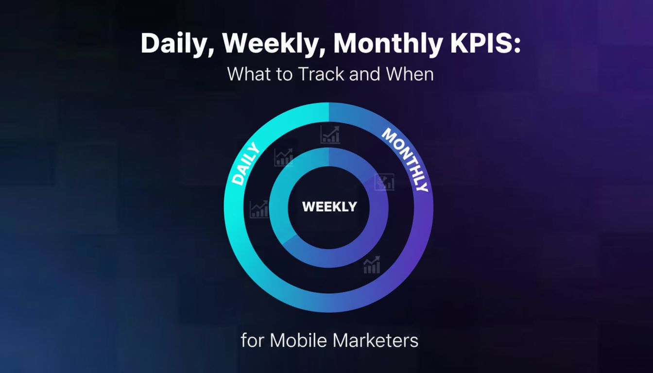 Daily, Weekly, Monthly KPIs: What to Track and When for Mobile Marketers