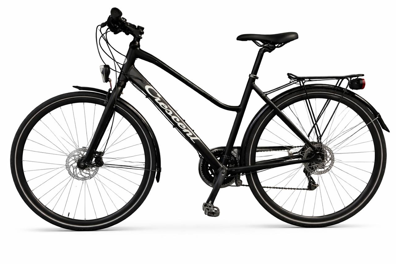 Blå damcykel 28 tum begagnad cykel used bikes cykelverkstad Uppsala